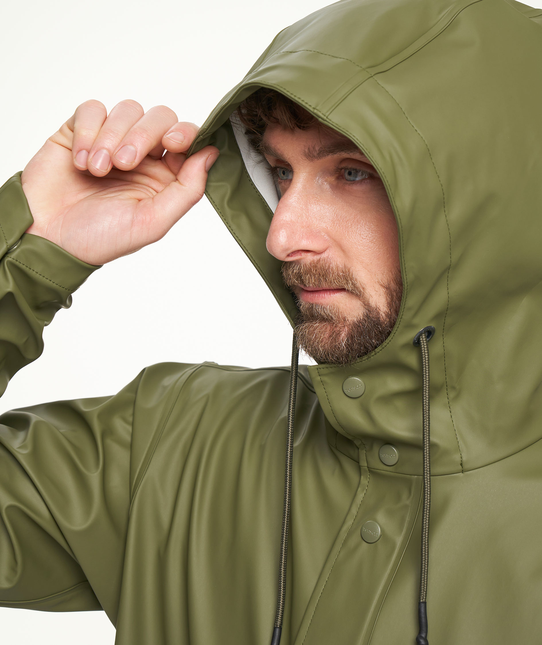 Tenson Apelviken regnjakke, Olivengr&oslash;n, large image number 5