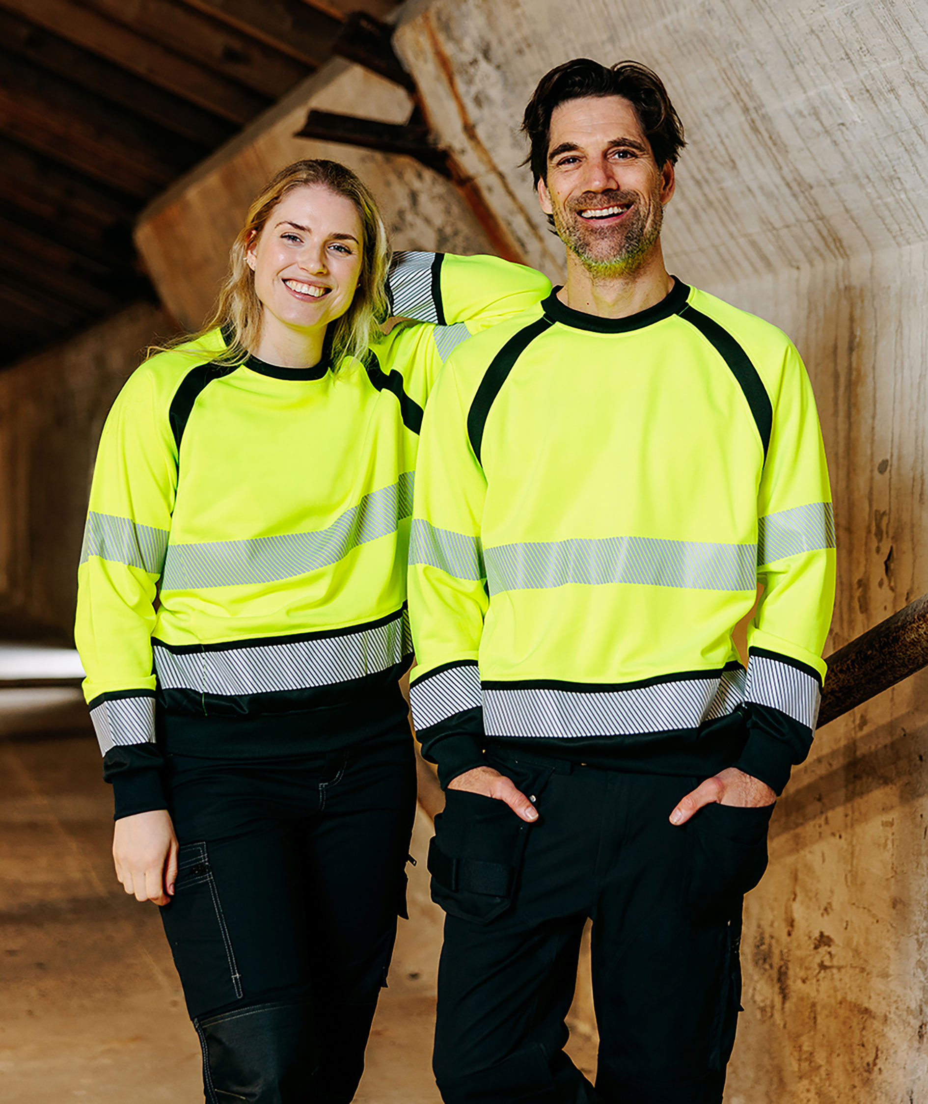 YOU Frontline women's sweatshirt, Safety yellow, large image number 6