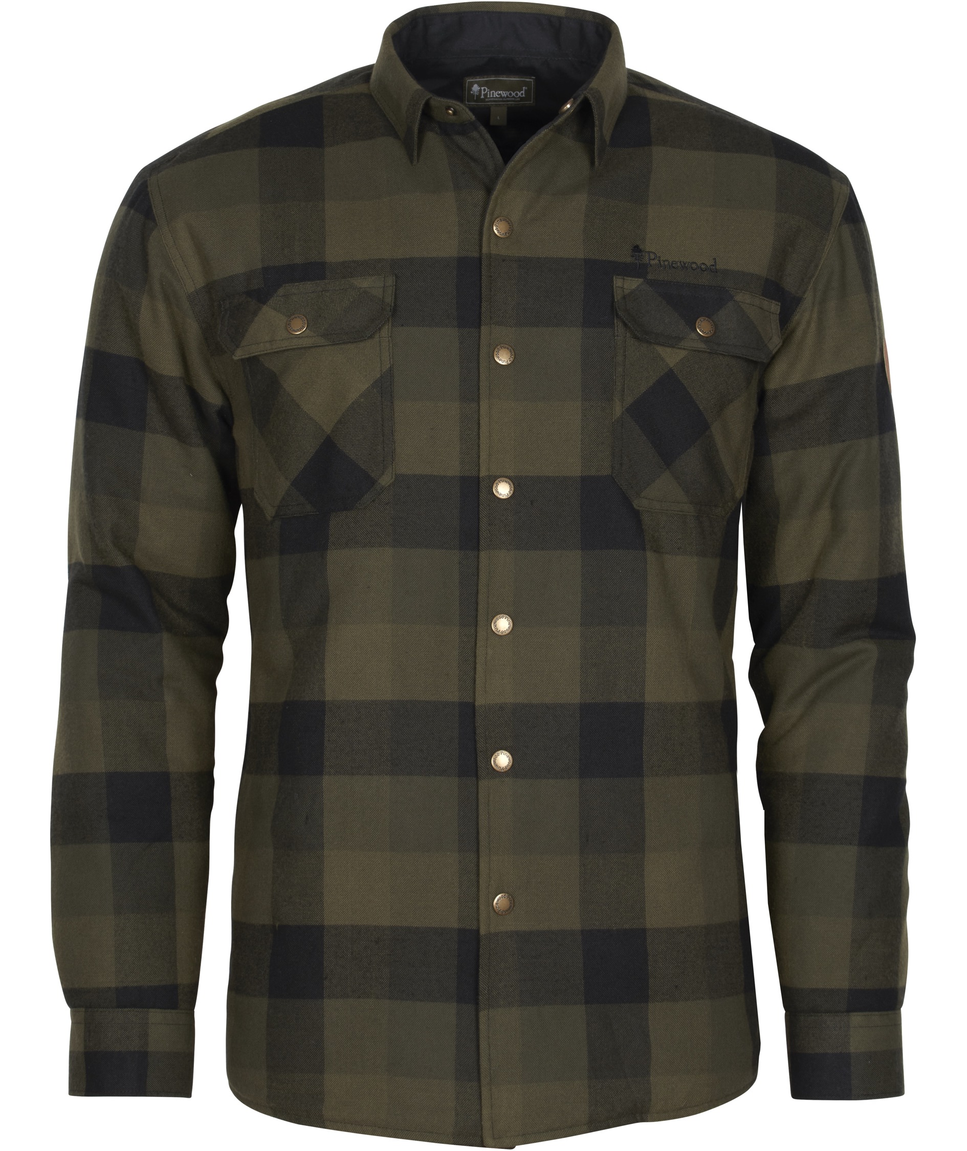 Pinewood Canada Classic 2.0 foret skovmandsskjorte, Gr&oslash;n/Sort