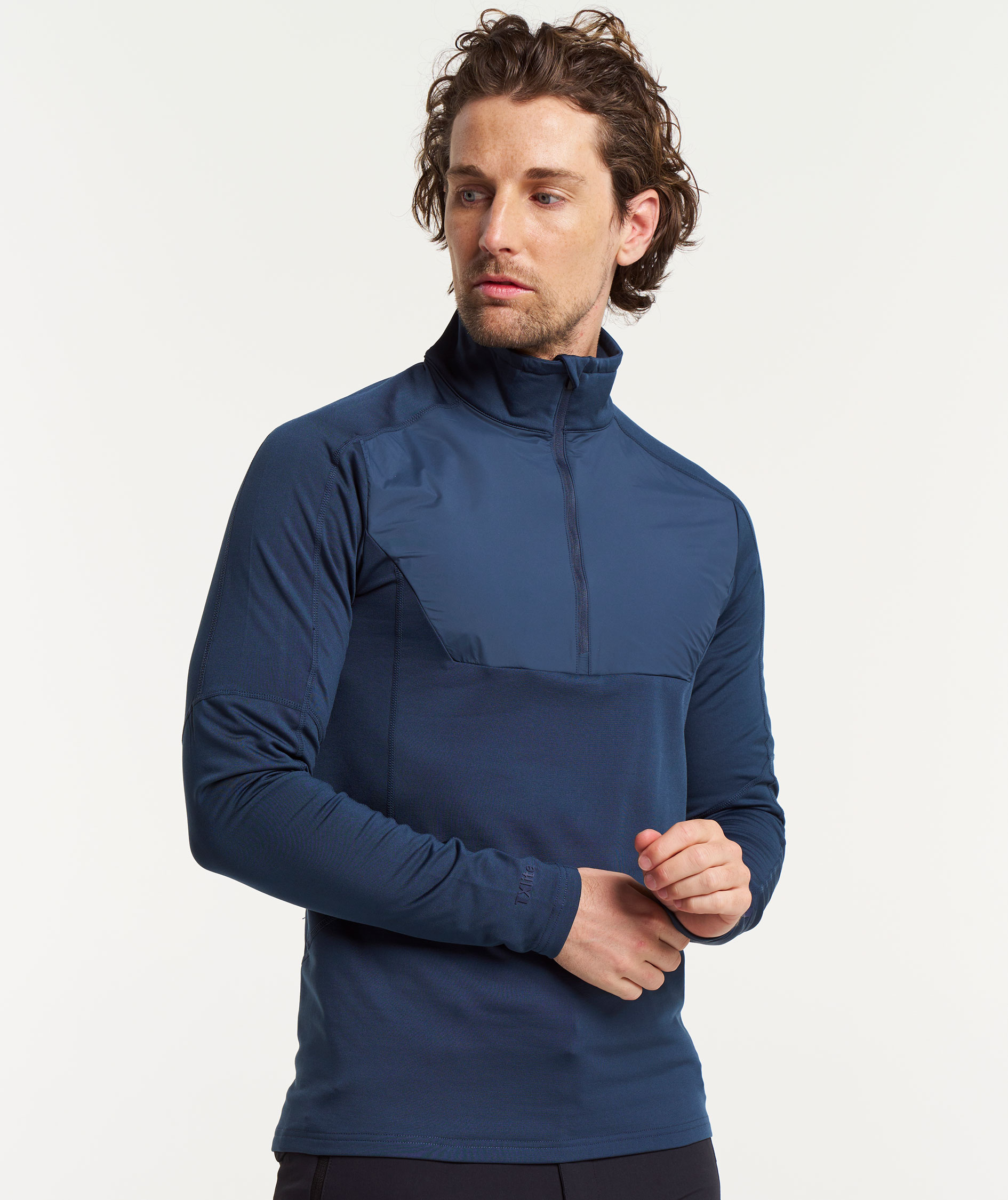 Tenson TXlite Windblock half zip, M&oslash;rkebl&aring;, large image number 7