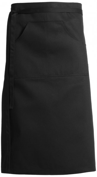 Kentaur midje forkle med lomme, Svart