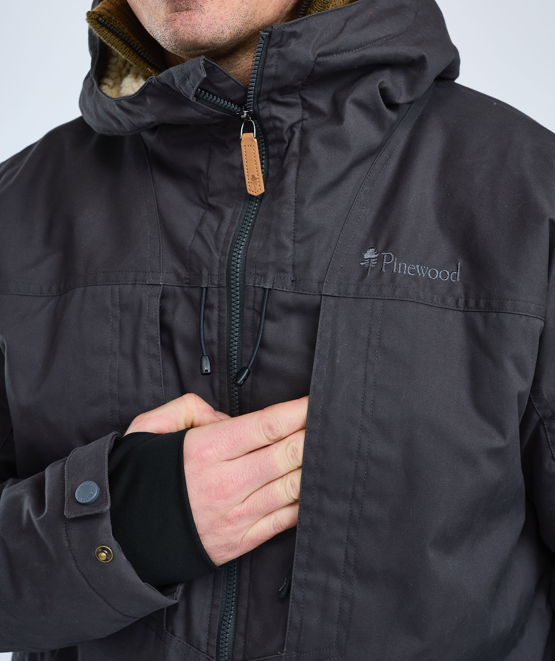 Pinewood Finnveden vinterjakke, Dark Anthracite, large image number 8