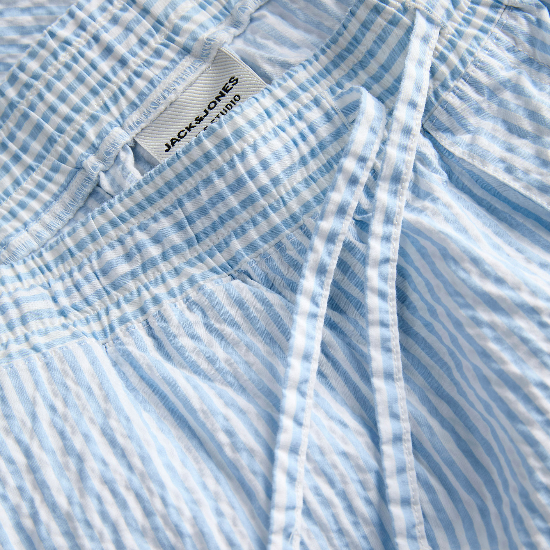 Jack & Jones JPSTJAIDEN MILO shorts, Cashmere Blue Stripe, large image number 2