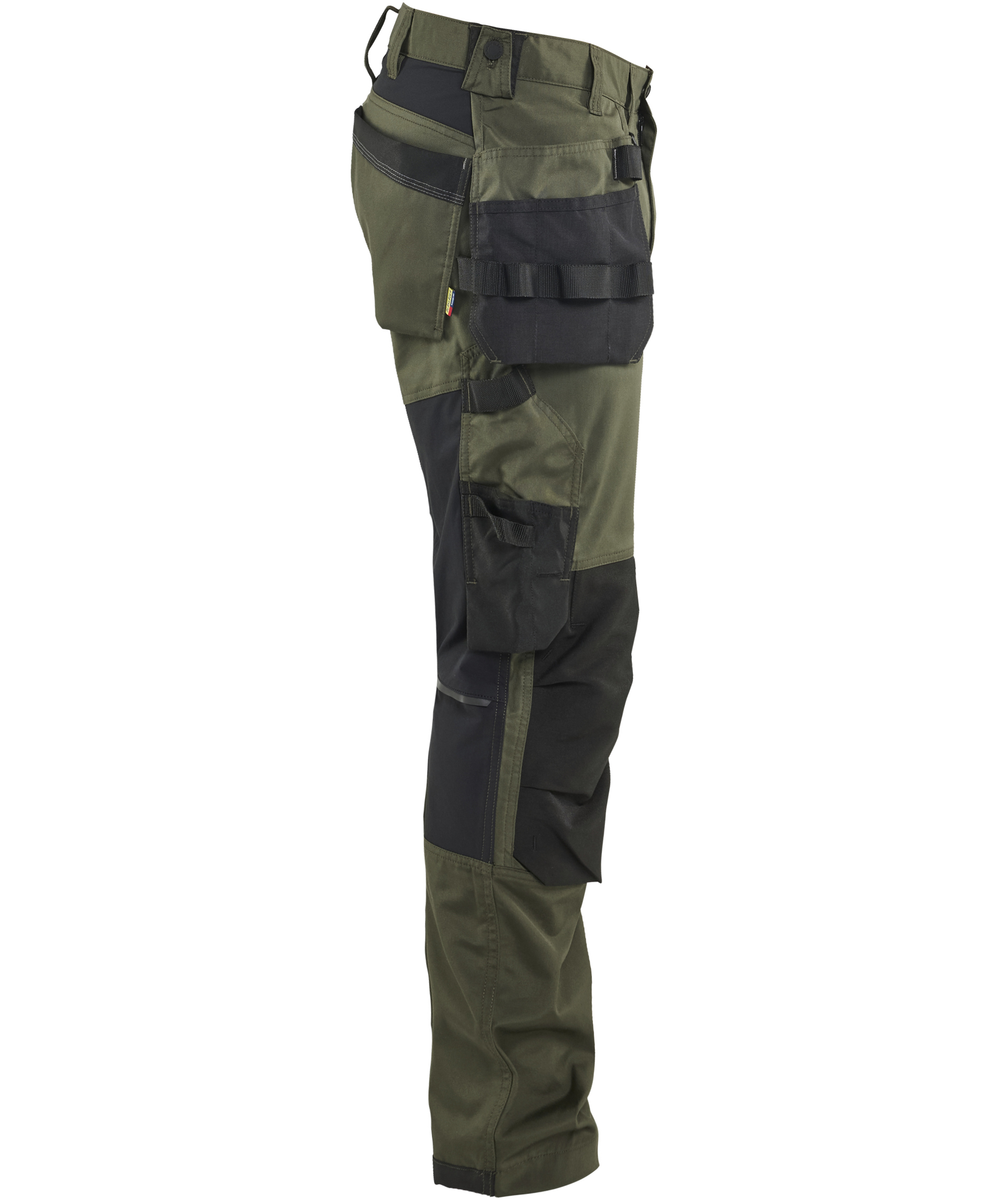 Bl&aring;kl&auml;der craftsman trousers, Forest green/black, large image number 2