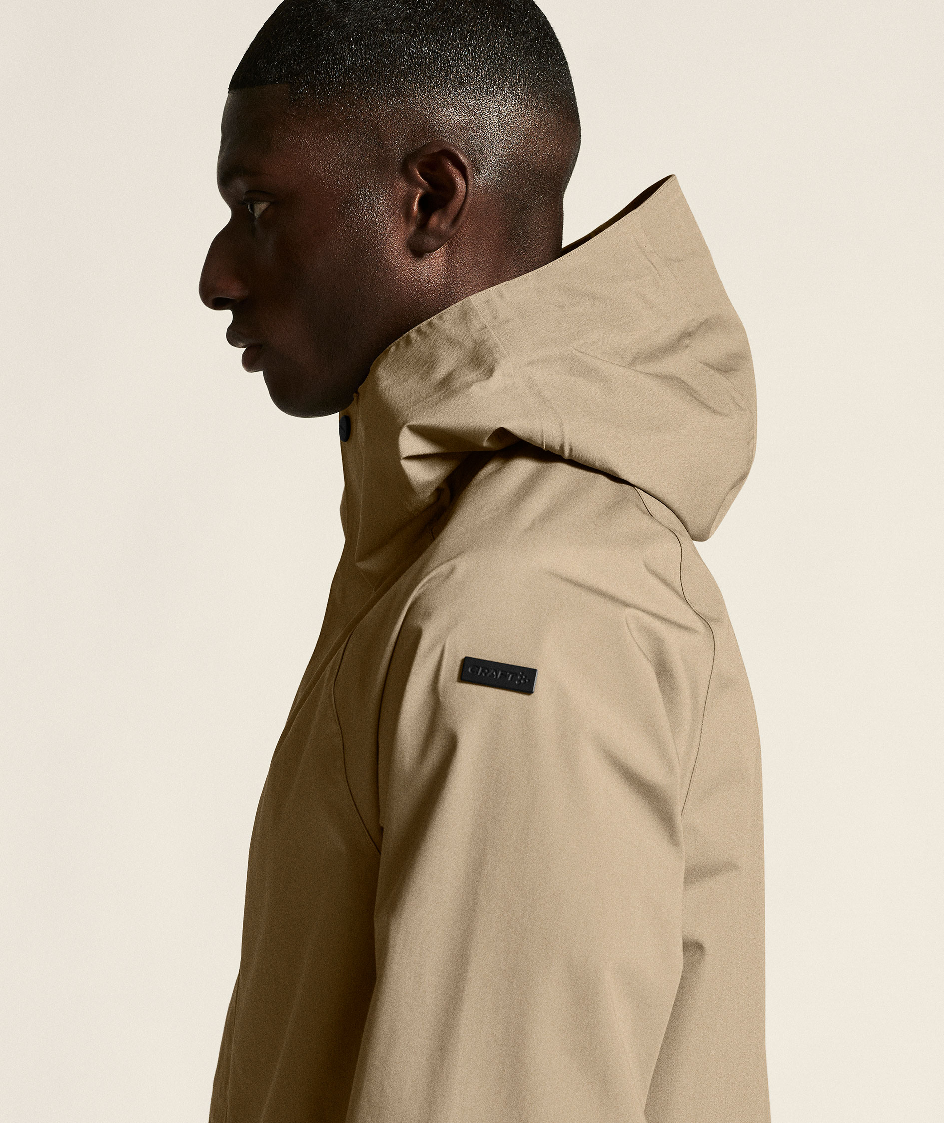 Craft Urban parkas skalljakke, Taupe, large image number 7