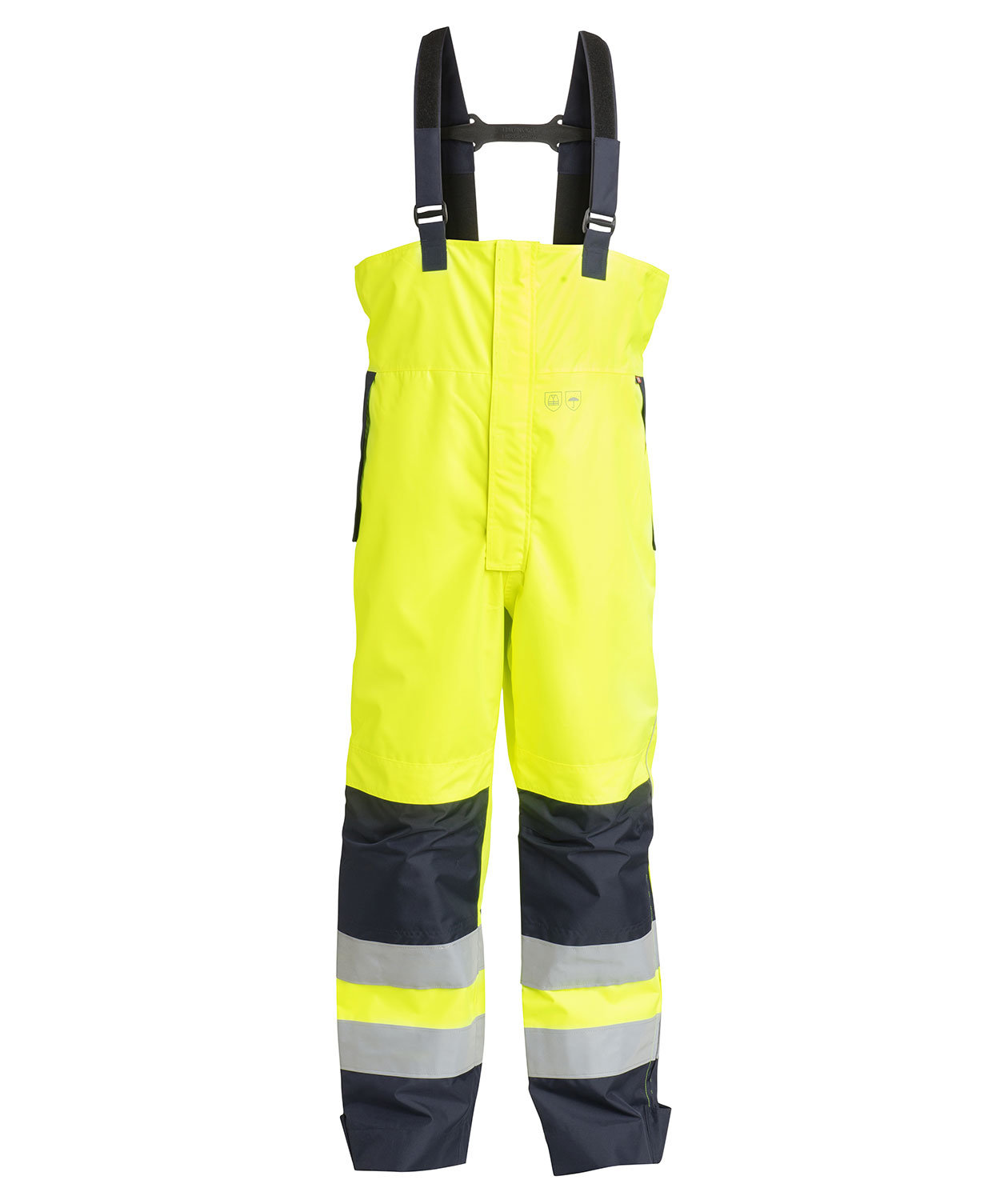 Engel h&auml;ngselbyxa, Varsel gul/marinbl&aring;