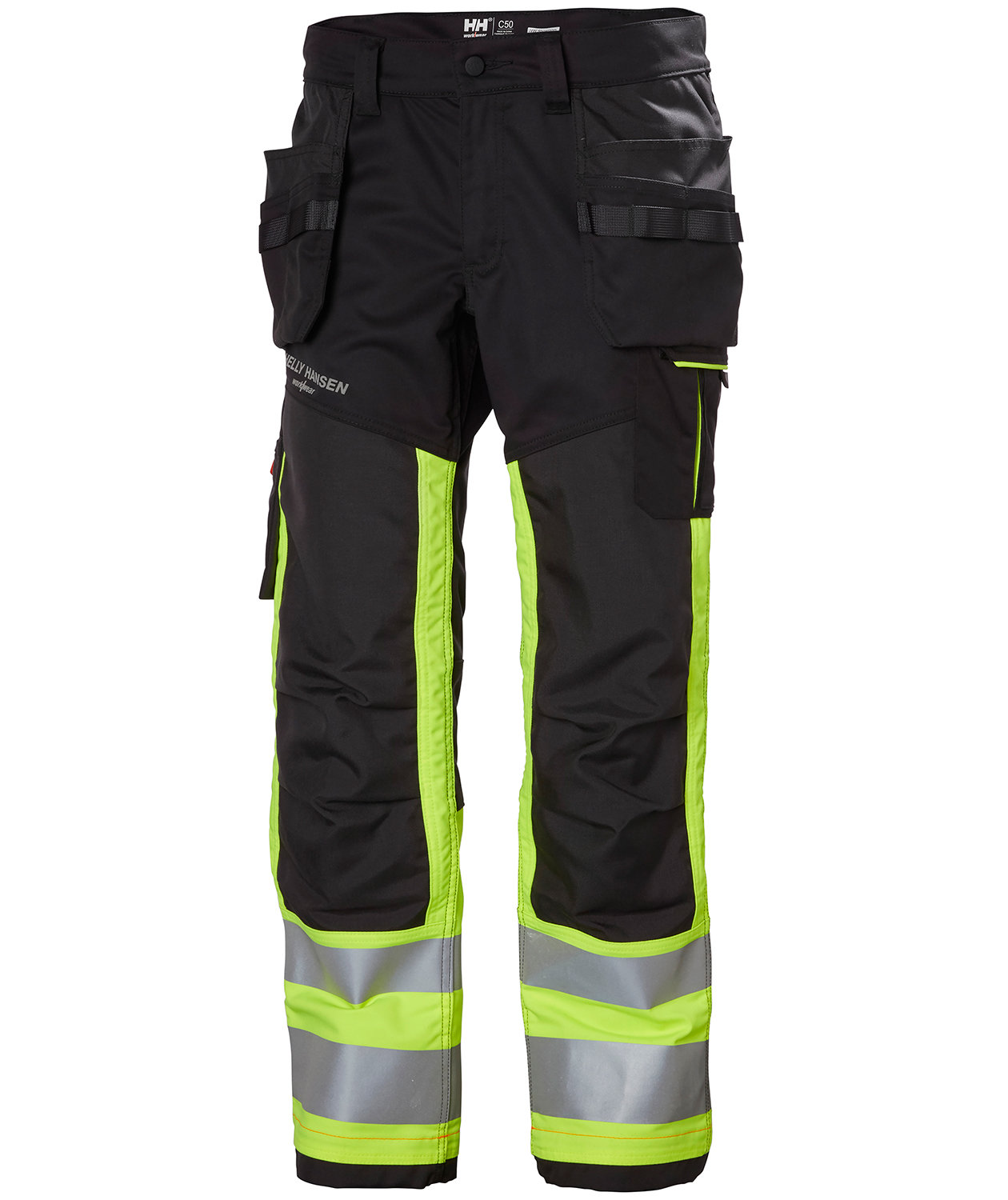 Helly Hansen Alna 2.0 h&aring;ndverksbukse, Hi-vis gul/charcoal