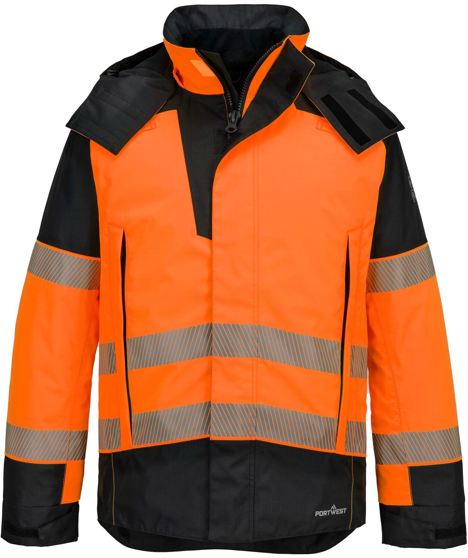 Portwest PW3 Modaflame Arc vinterjacka, Varsel Orange/Svart