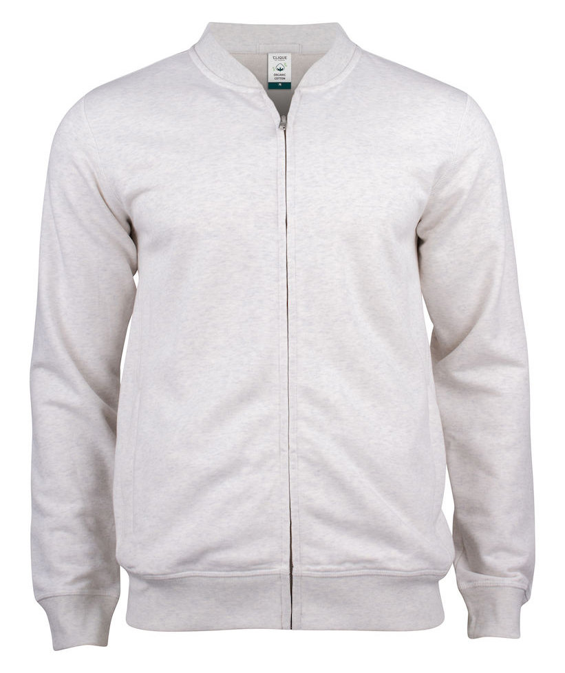 Clique Premium OC cardigan, Ljusgr&aring; fl&auml;ckig, Ljusgr&aring; fl&auml;ckig, swatch