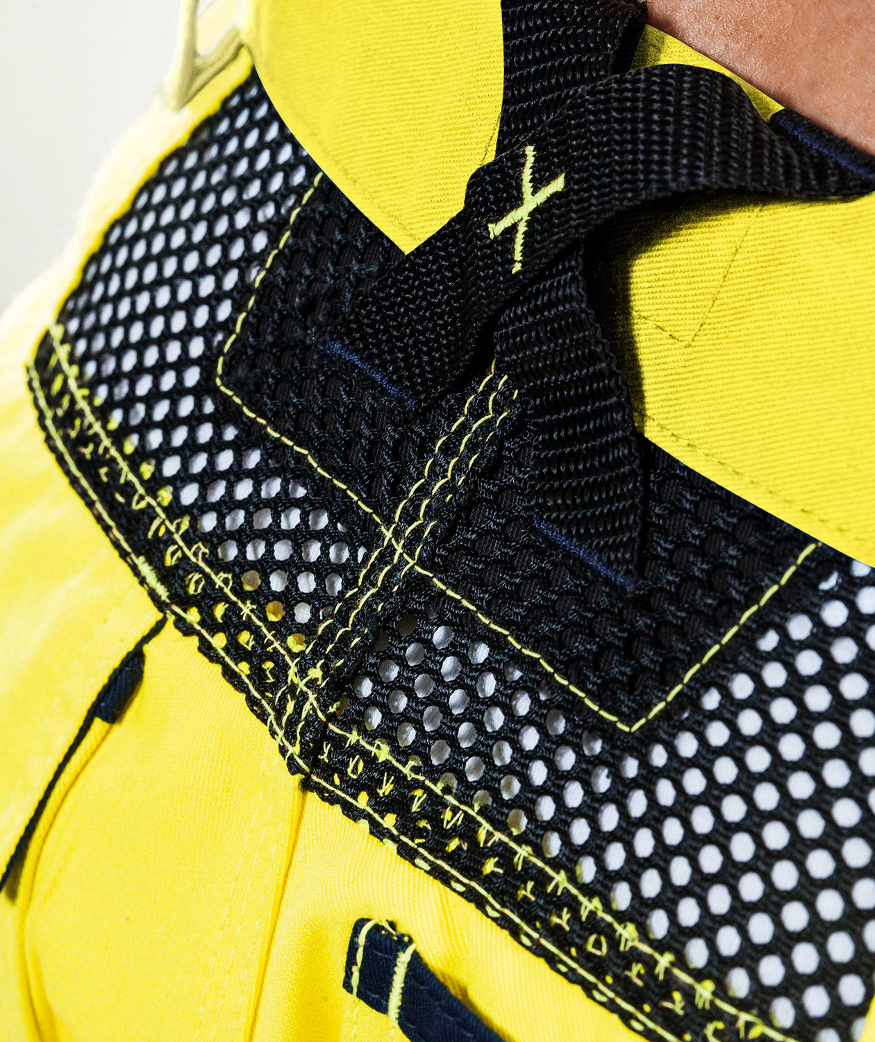 Bl&aring;kl&auml;der craftsman trousers, Hi-vis Yellow/Marine, large image number 6