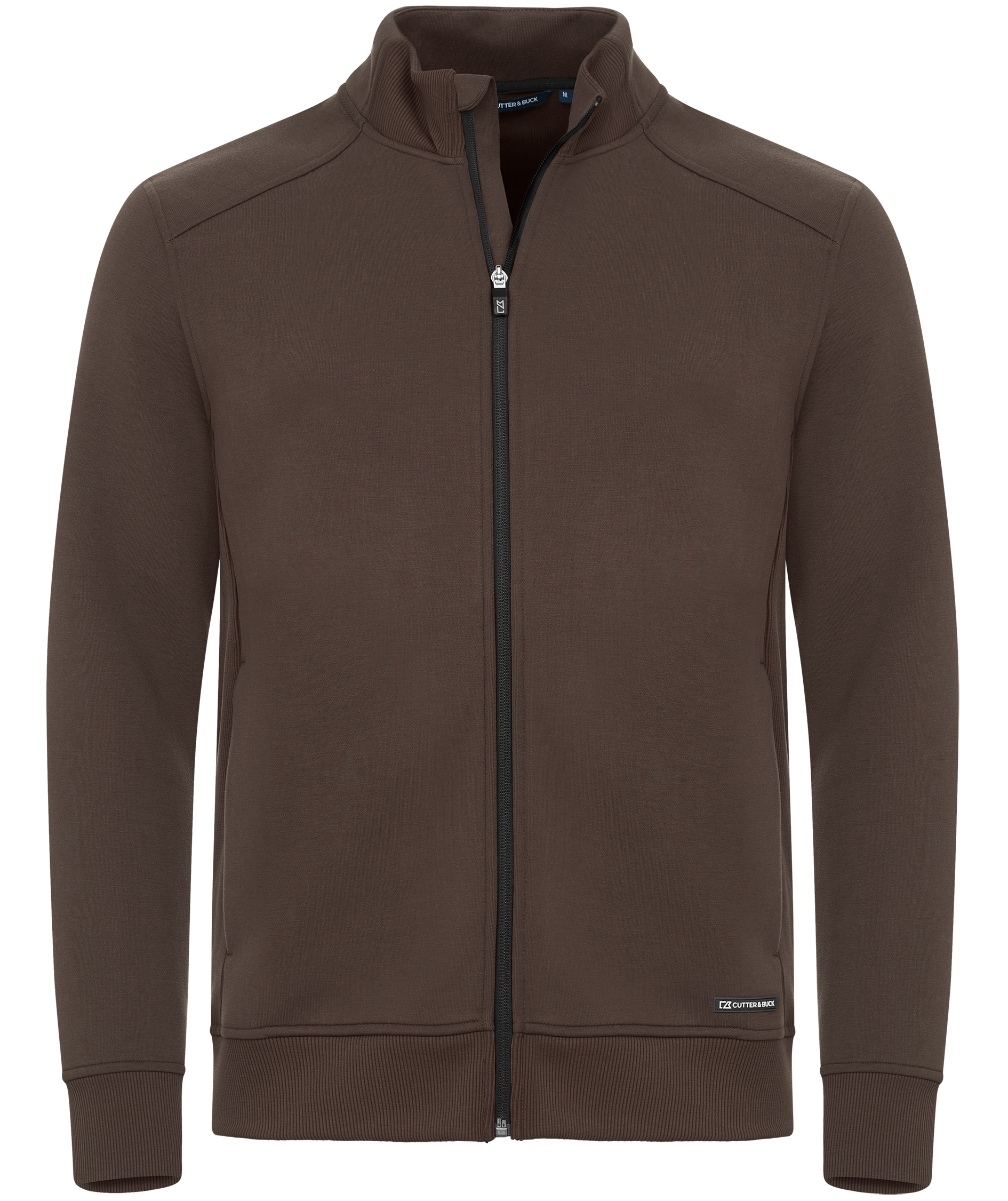 Cutter & Buck Pemberton cardigan, M&ouml;rk Mocka, M&ouml;rk Mocka, swatch