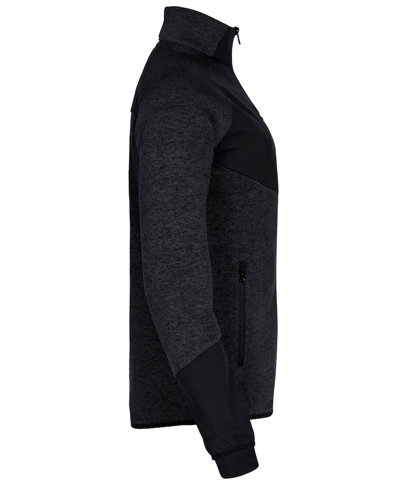 Clique Haines fleecejacka dam, Svart, large image number 3