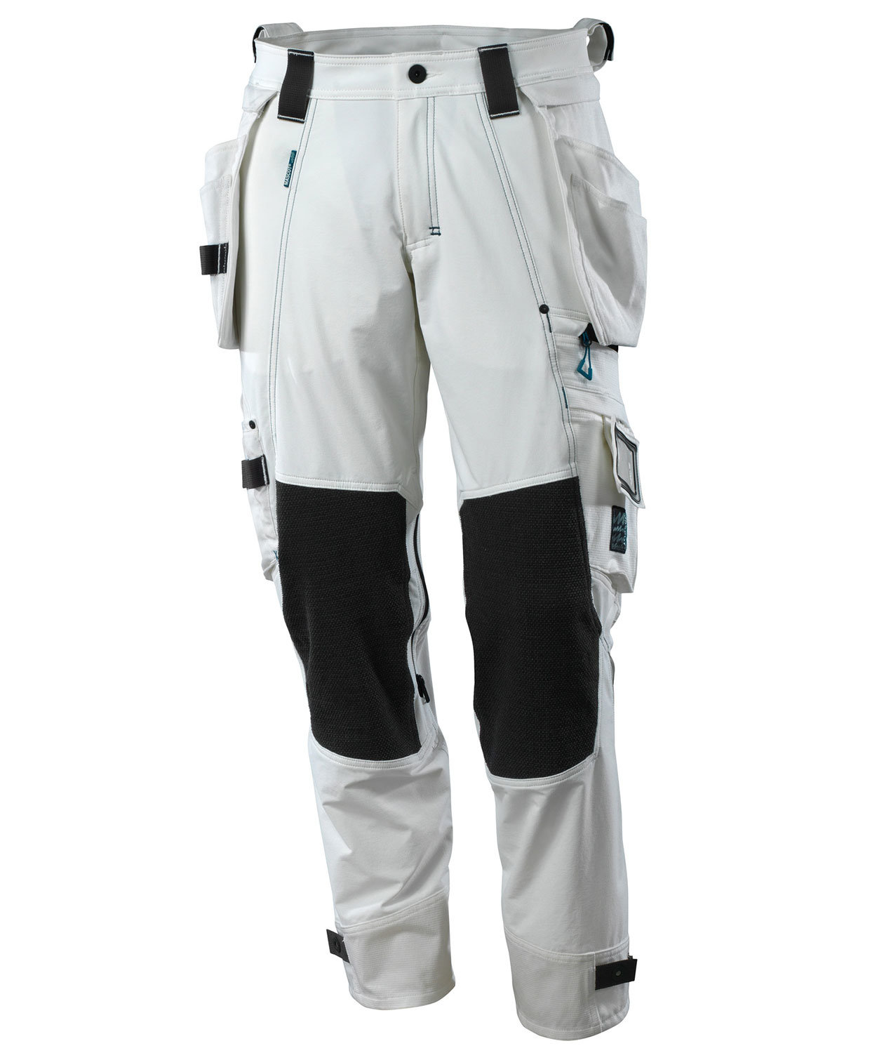 Mascot Advanced h&aring;ndv&aelig;rkerbukser Full stretch, Hvid, Hvid, swatch