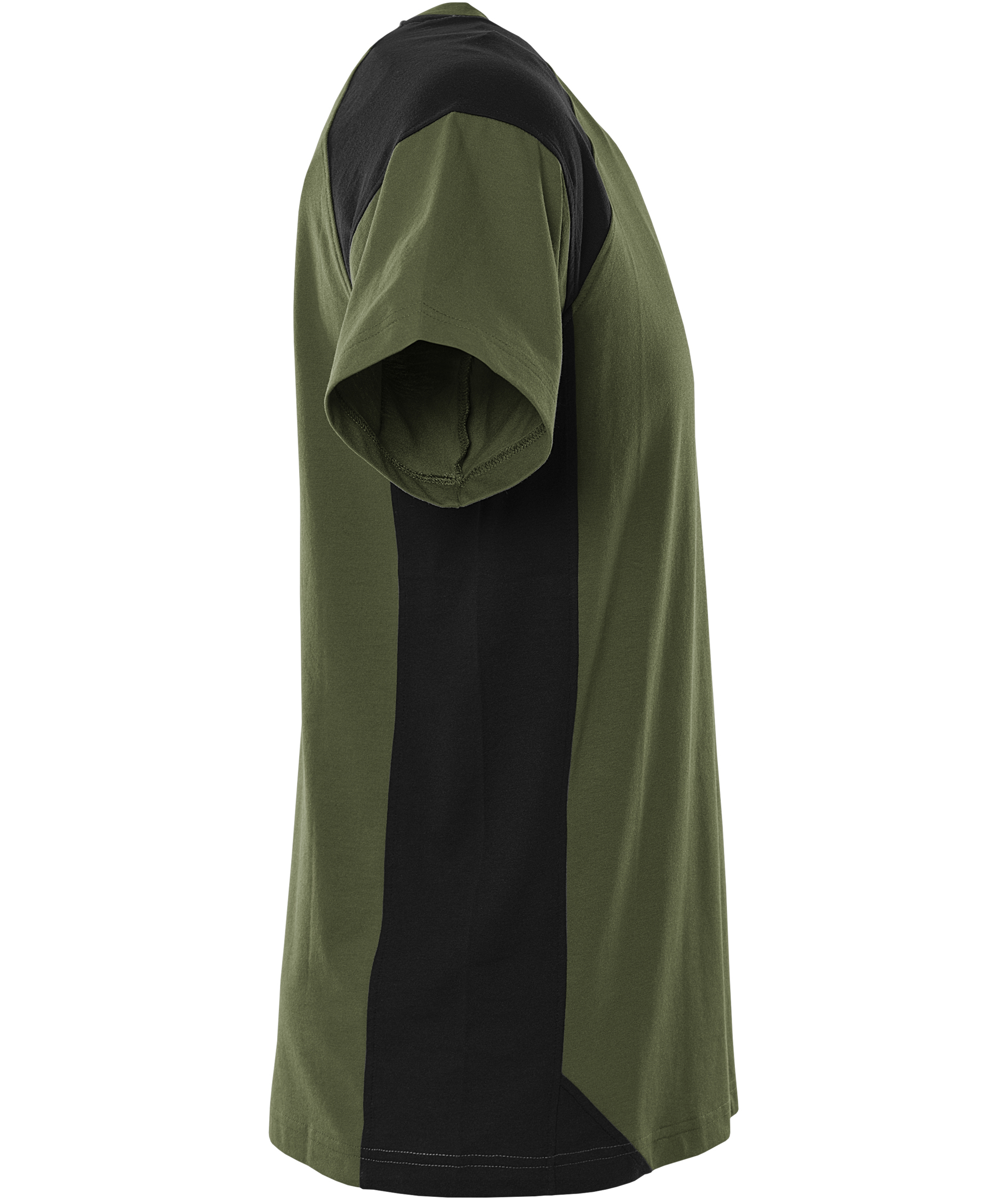 Fristads Heavy T-skjorte 7046 GTM, Armygr&oslash;nn/Svart, large image number 2