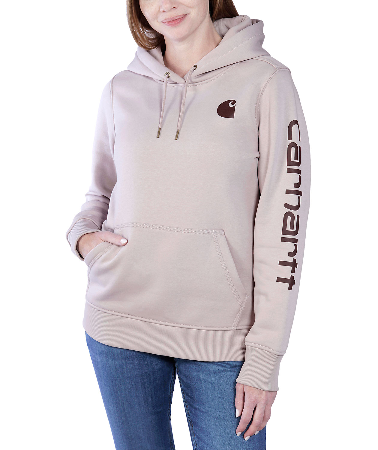 Carhartt Clarksburg hoodie dam, Mink