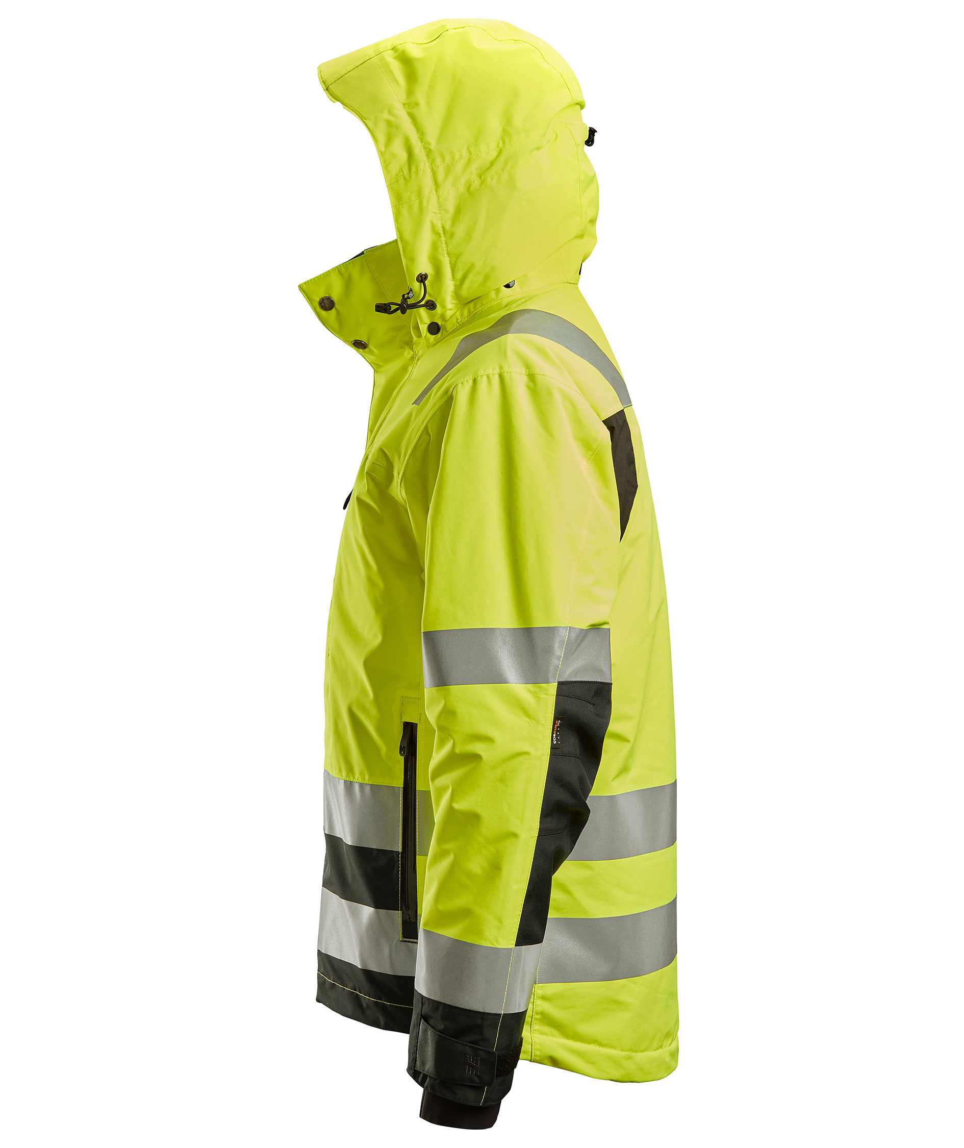 Snickers AllroundWork vinterjakke 1132, Hi-vis Gul/Svart, large image number 3