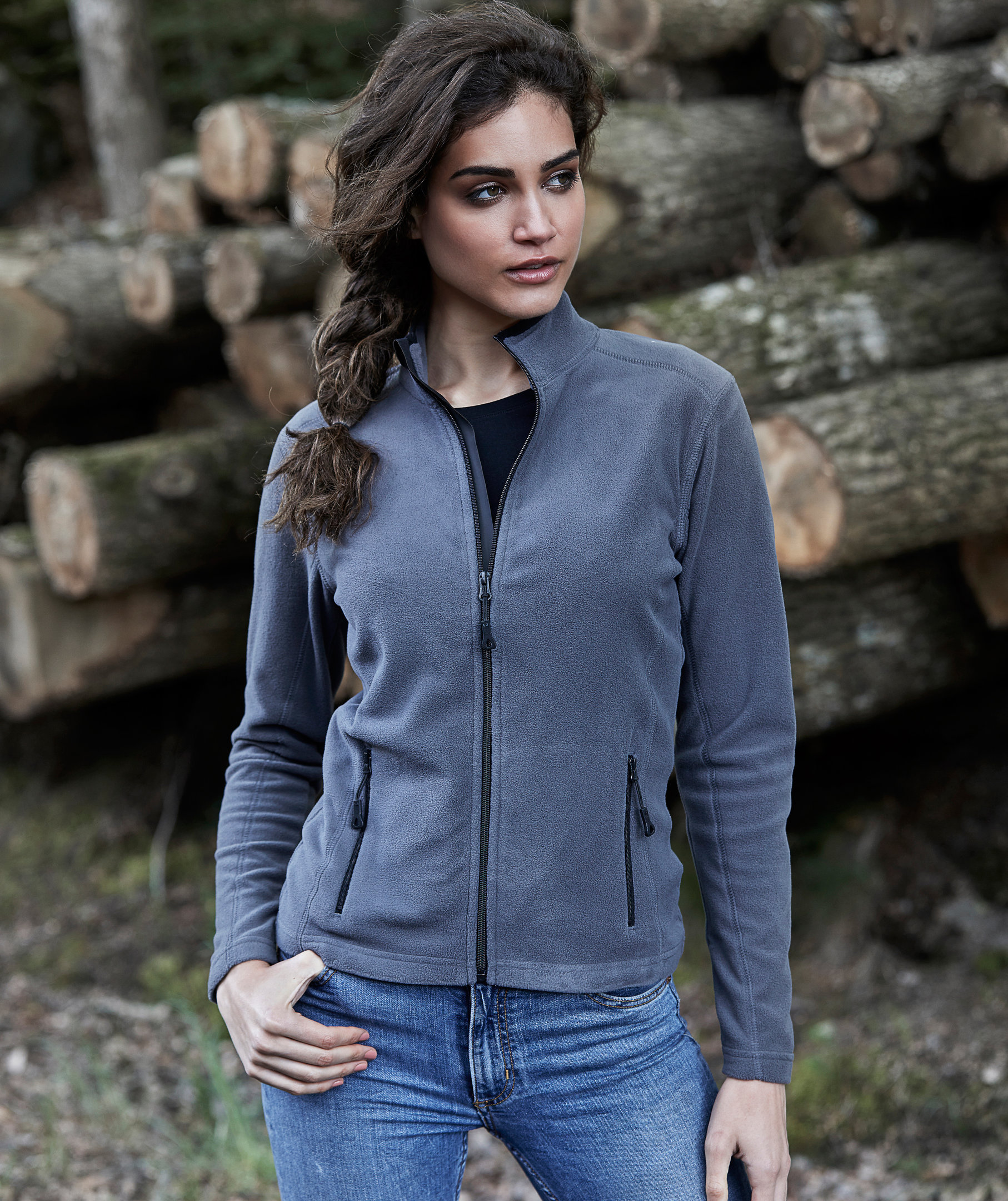 Tee Jays Active fleecetr&ouml;ja dam, Dark-Grey