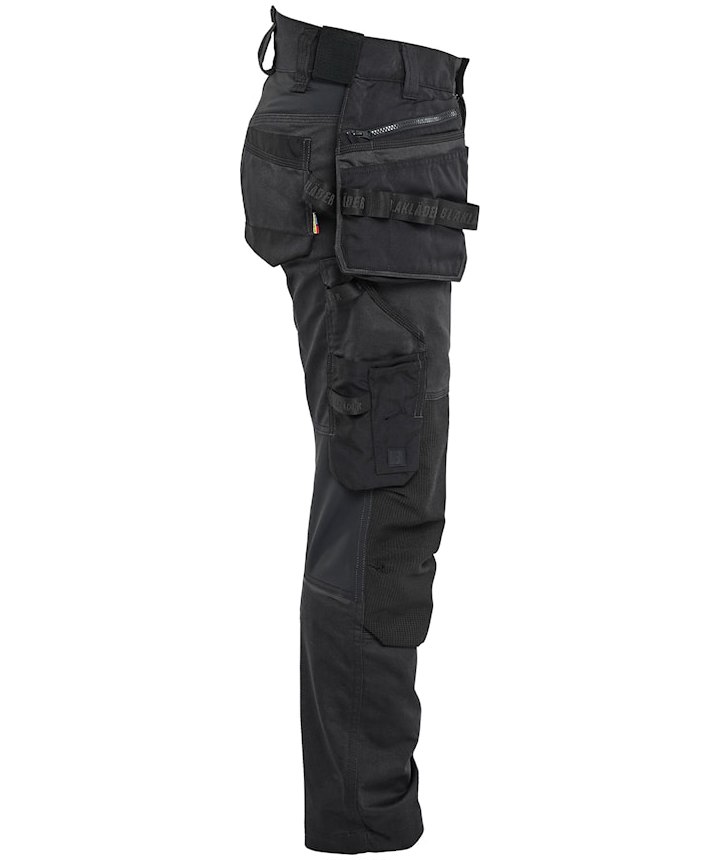 Bl&aring;kl&auml;der Striker Damen Handwerkerhose, Schwarz/Schwarz, large image number 2