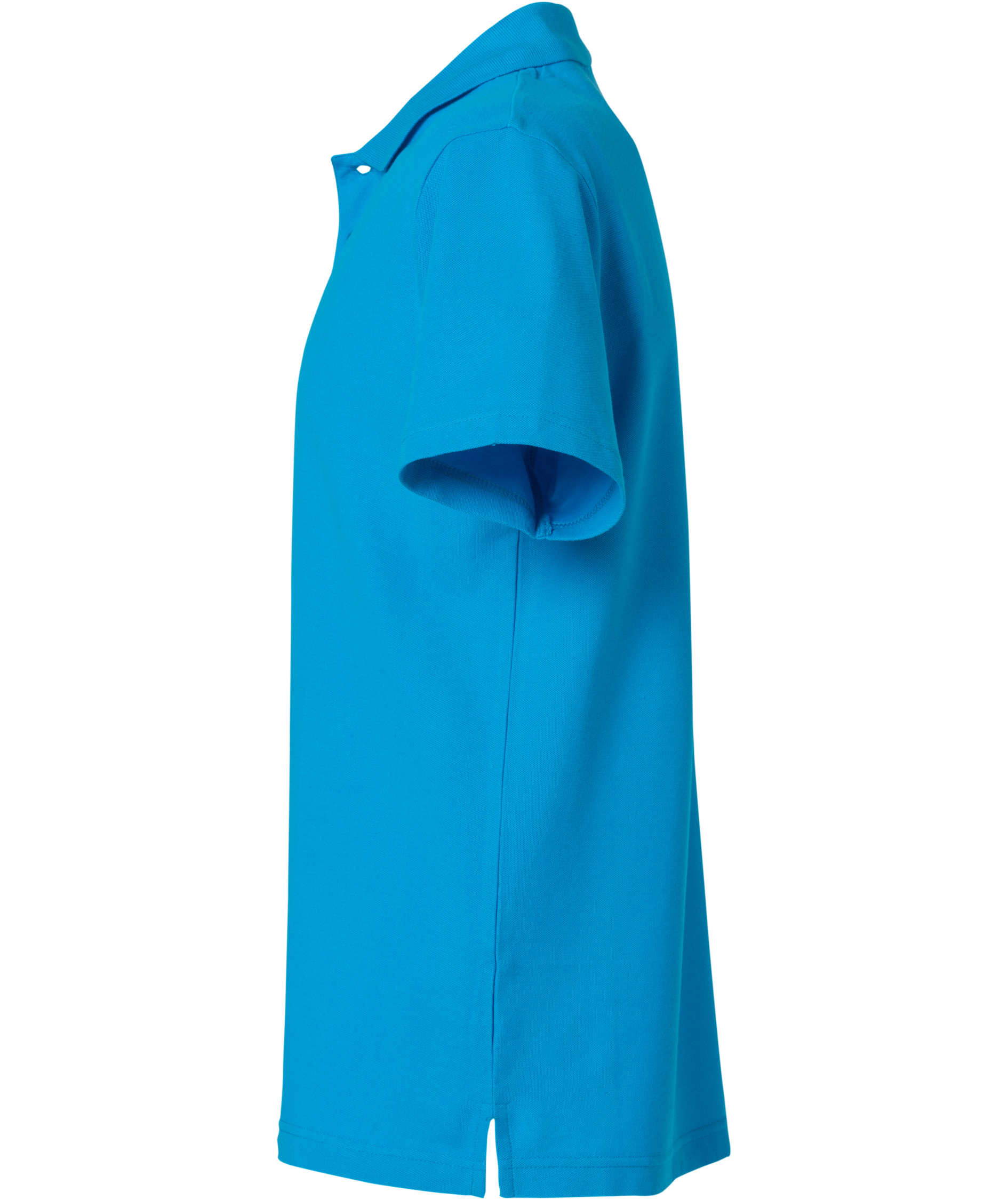 Clique Basic Poloshirt, Turquoise, large image number 3