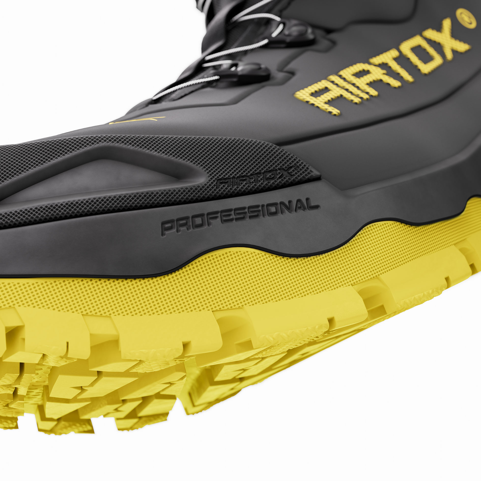 Airtox GL66-R safety boots S3S BOA, Black/Yellow, large image number 7