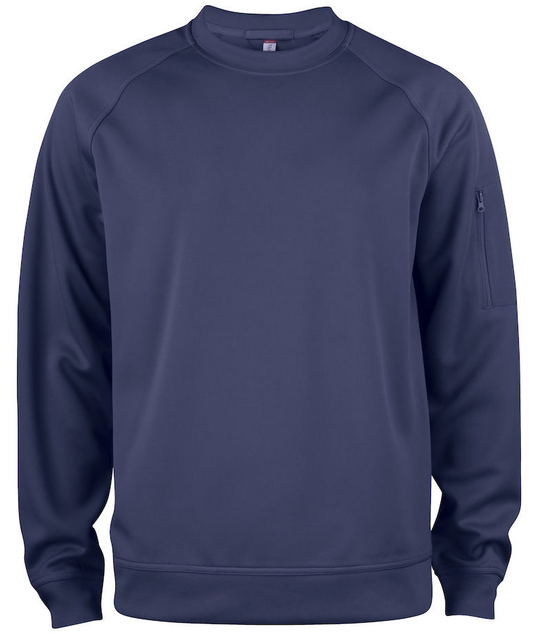 Clique Basic Active  sweatshirt, M&ouml;rk Marinbl&aring;