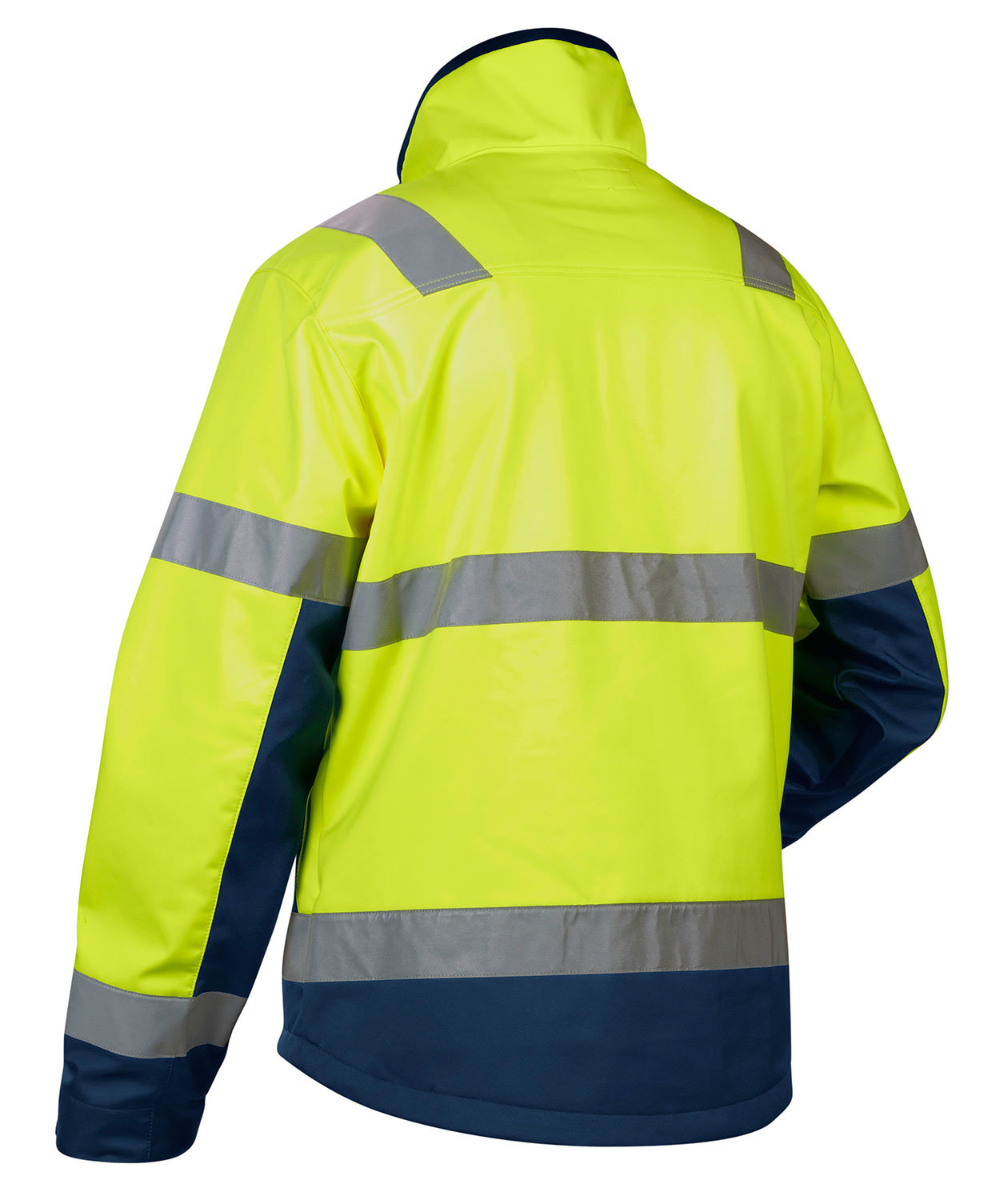 Bl&aring;kl&auml;der softshell jacket, Hi-vis Yellow/Marine, large image number 2