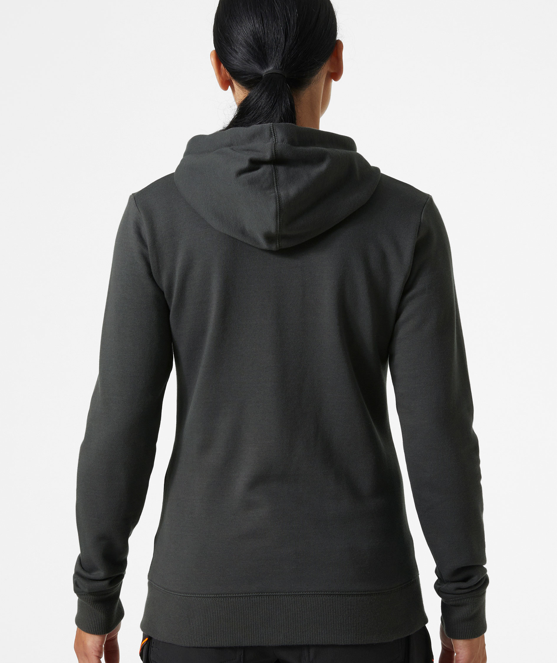 Helly Hansen Classic dame h&aelig;ttetr&oslash;je med lynl&aring;s, Dark Grey, large image number 3