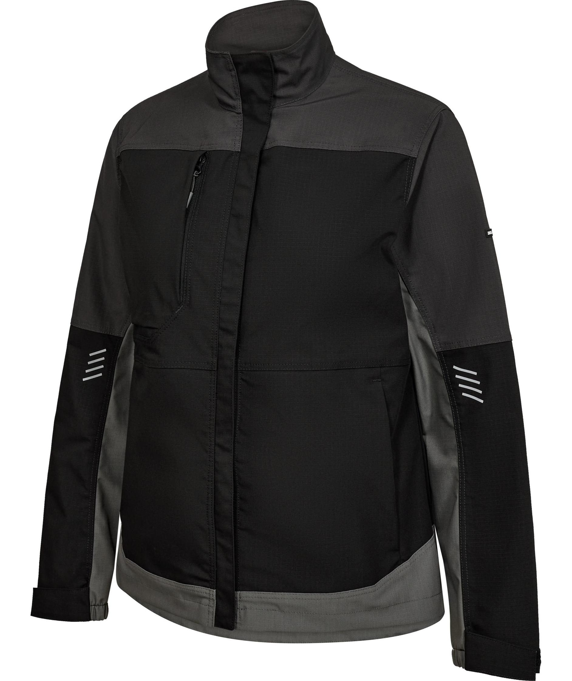 Engel Entire dame arbejdsjakke, Black/Anthracite Grey, large image number 5