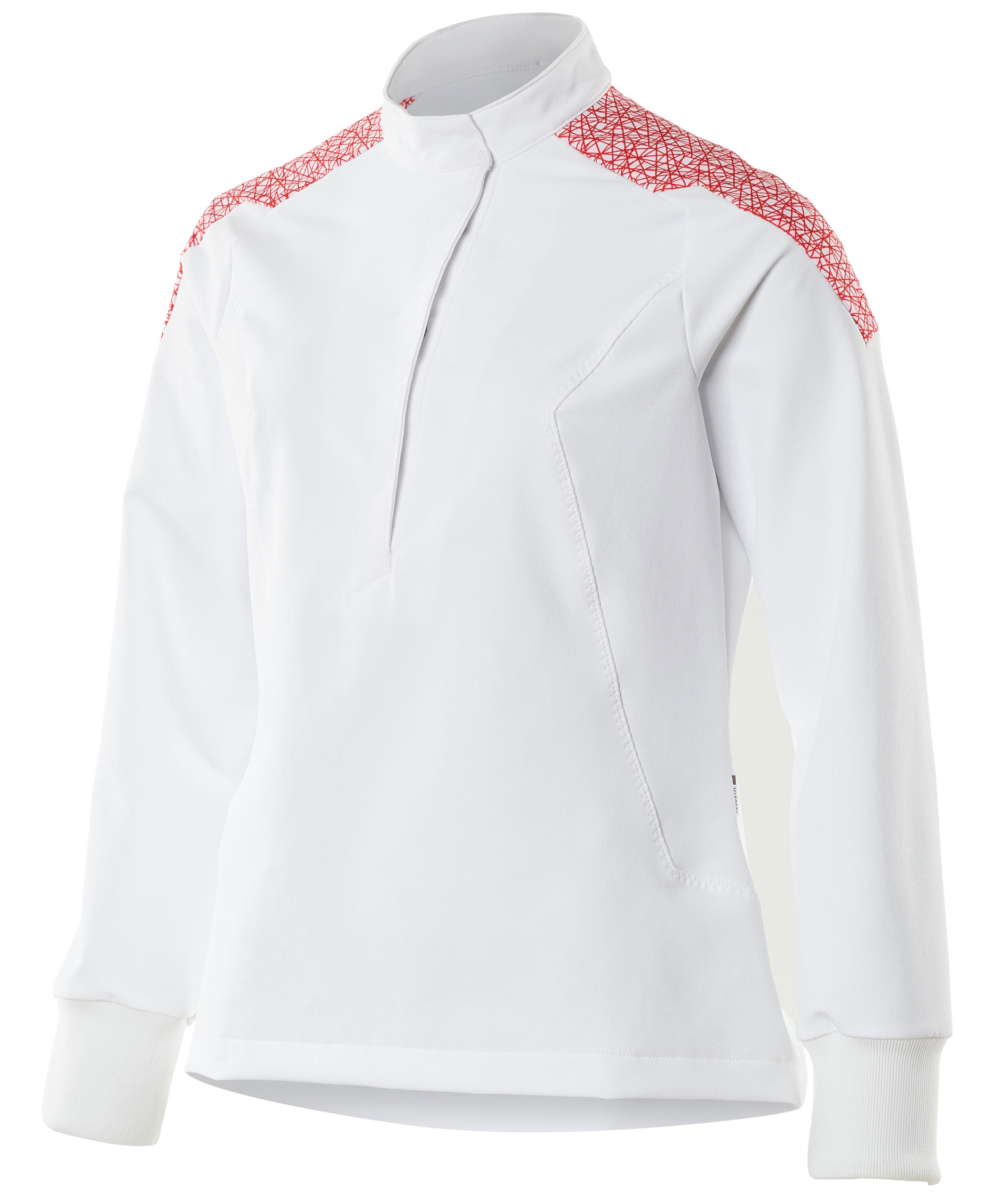 Mascot Food & Care HACCP-zugelassene Damen-Kasack, Weiss/Signalrot, large image number 2