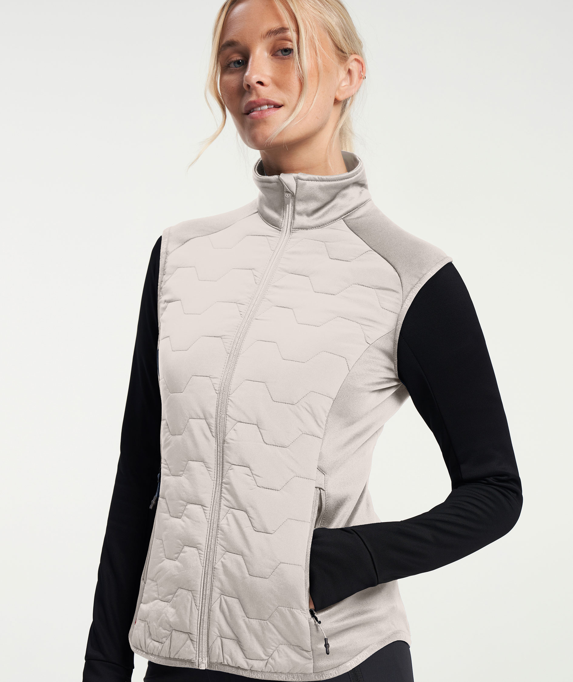 Tenson TXlite women's hybrid vest, Sand, large image number 7