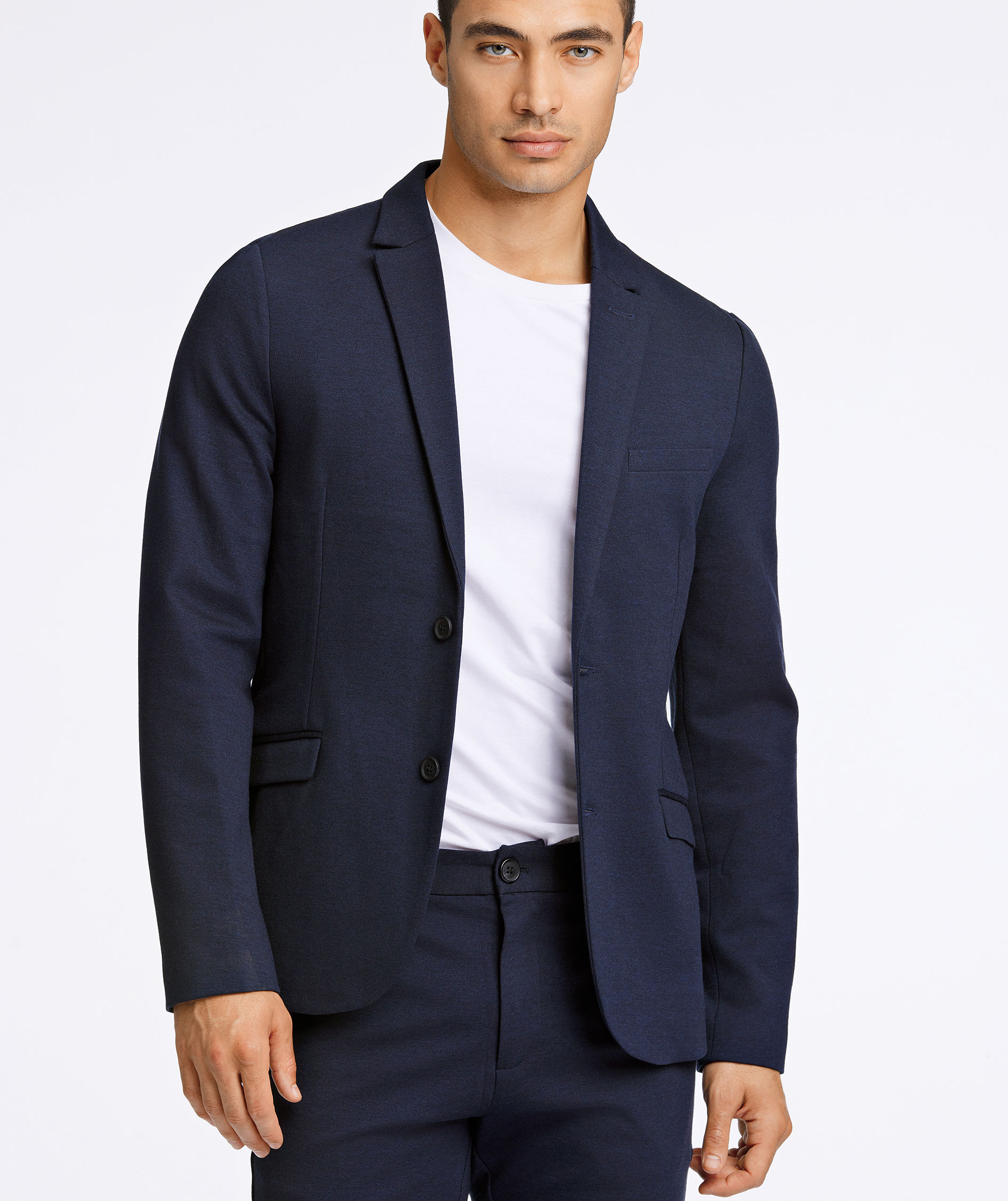 Lindbergh Superflex slim fit blazer, Navy Mix, large image number 5