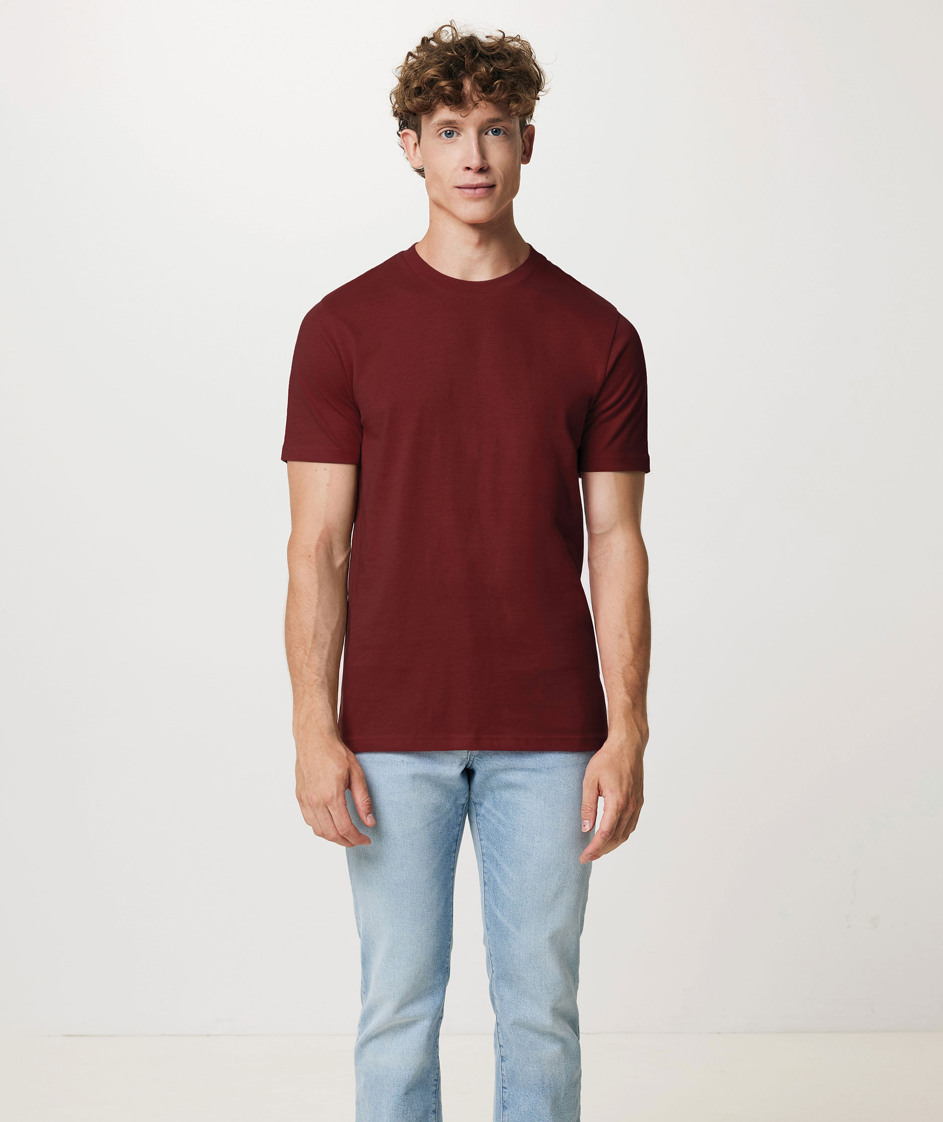 Iqoniq Brett T-skjorte, Bordeaux Red, large image number 1