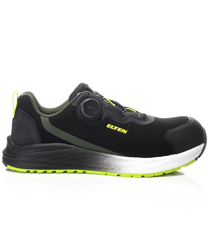 Elten Leevi XXNF sikkerhedssko S3S, Black/Lime