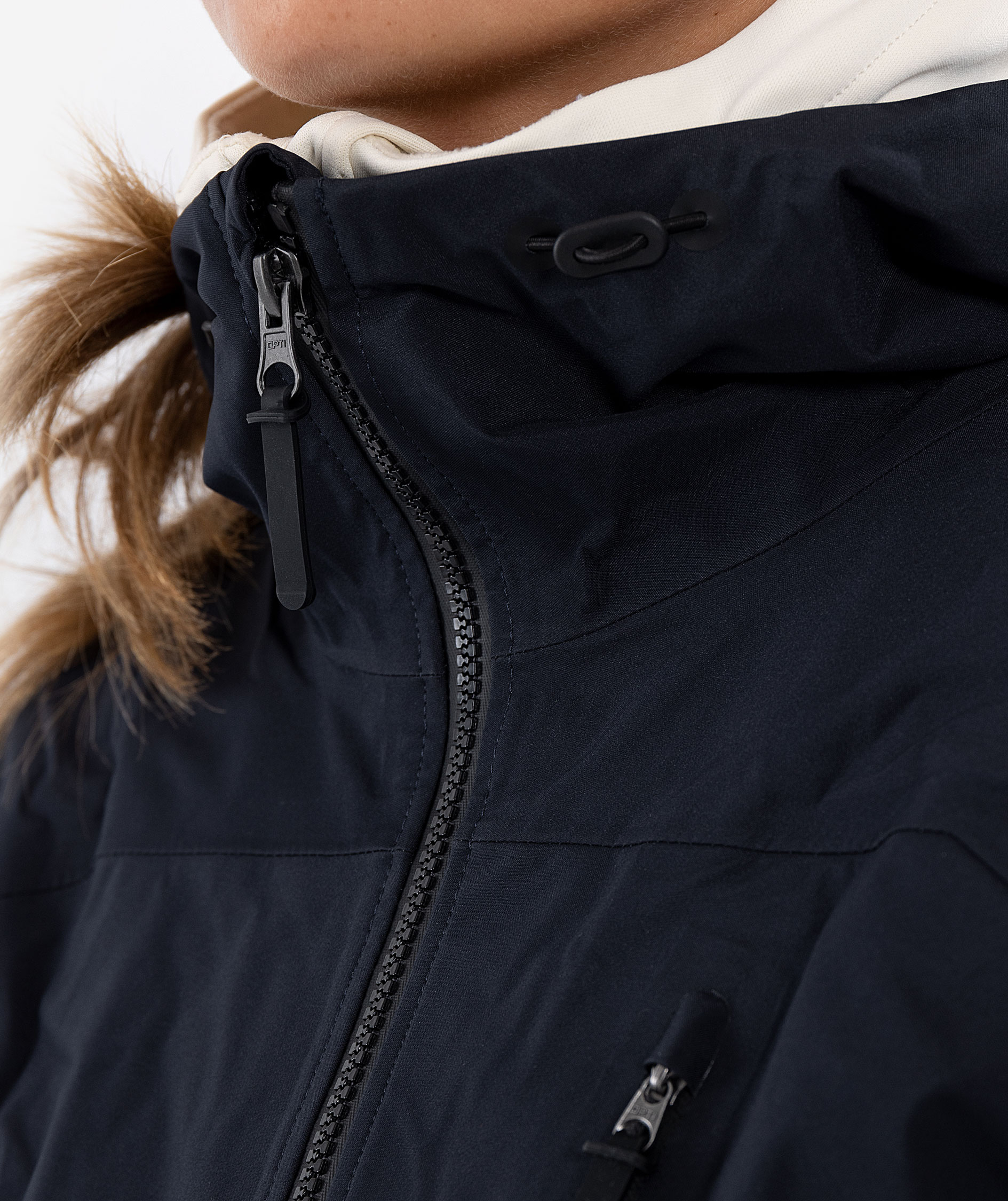 Fristads Zink dame skaljacka, M&ouml;rk Marinbl&aring;, large image number 3