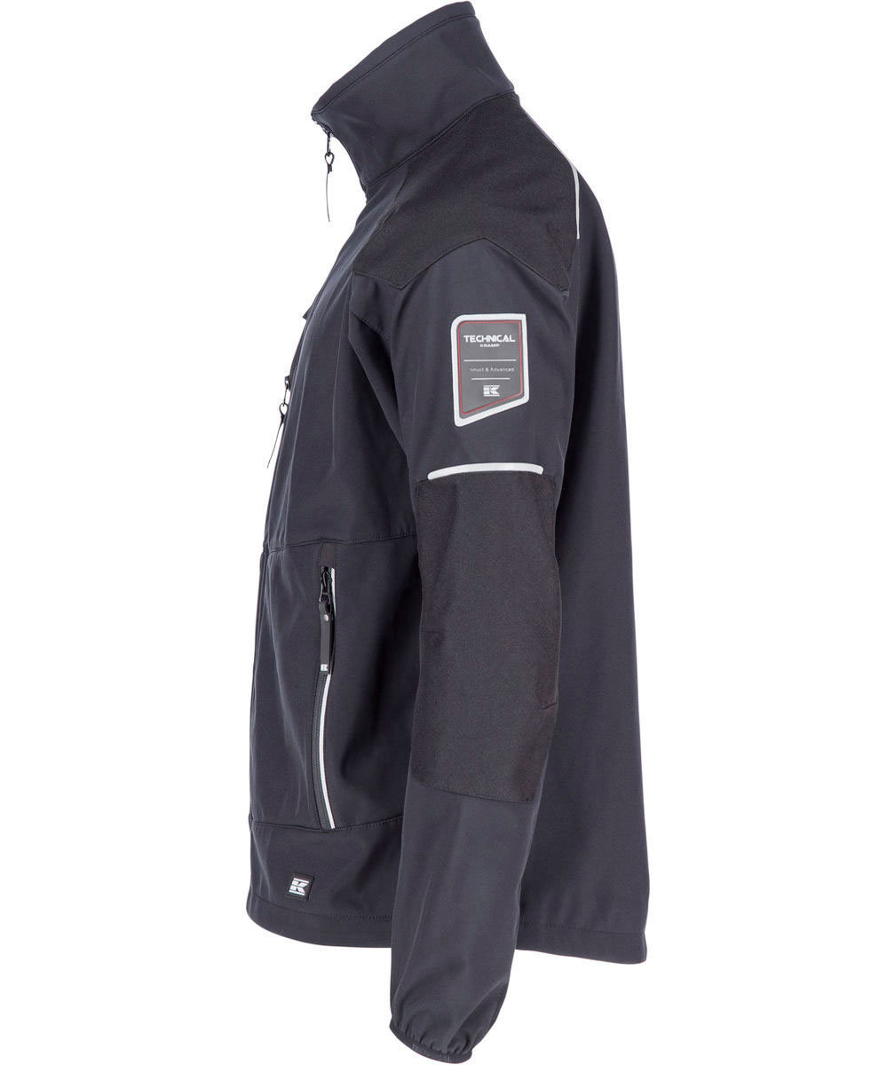 Kramp Technical softshelljacka, Svart
