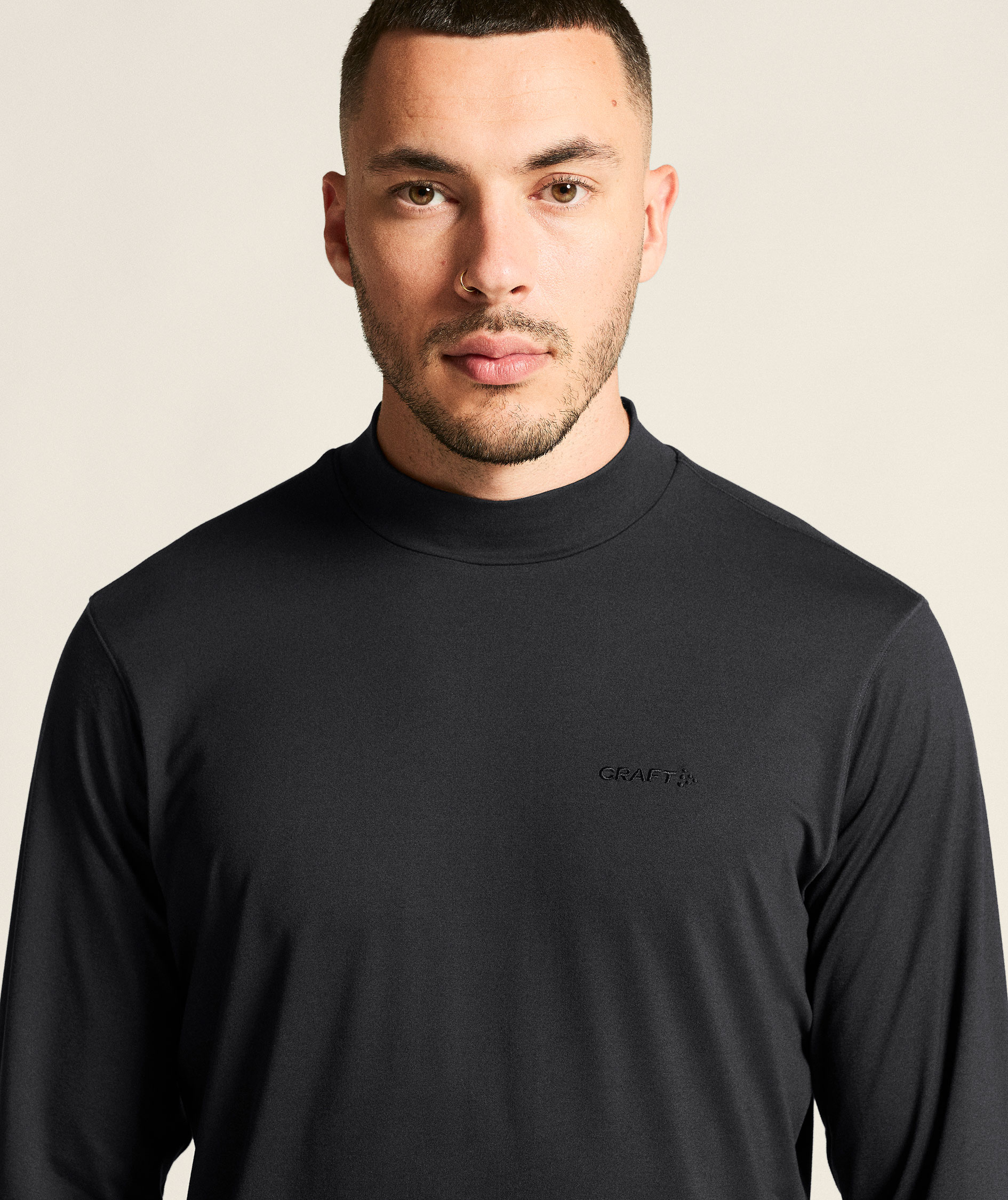 Craft Flow baselayer sweater, Black/Melange, large image number 3