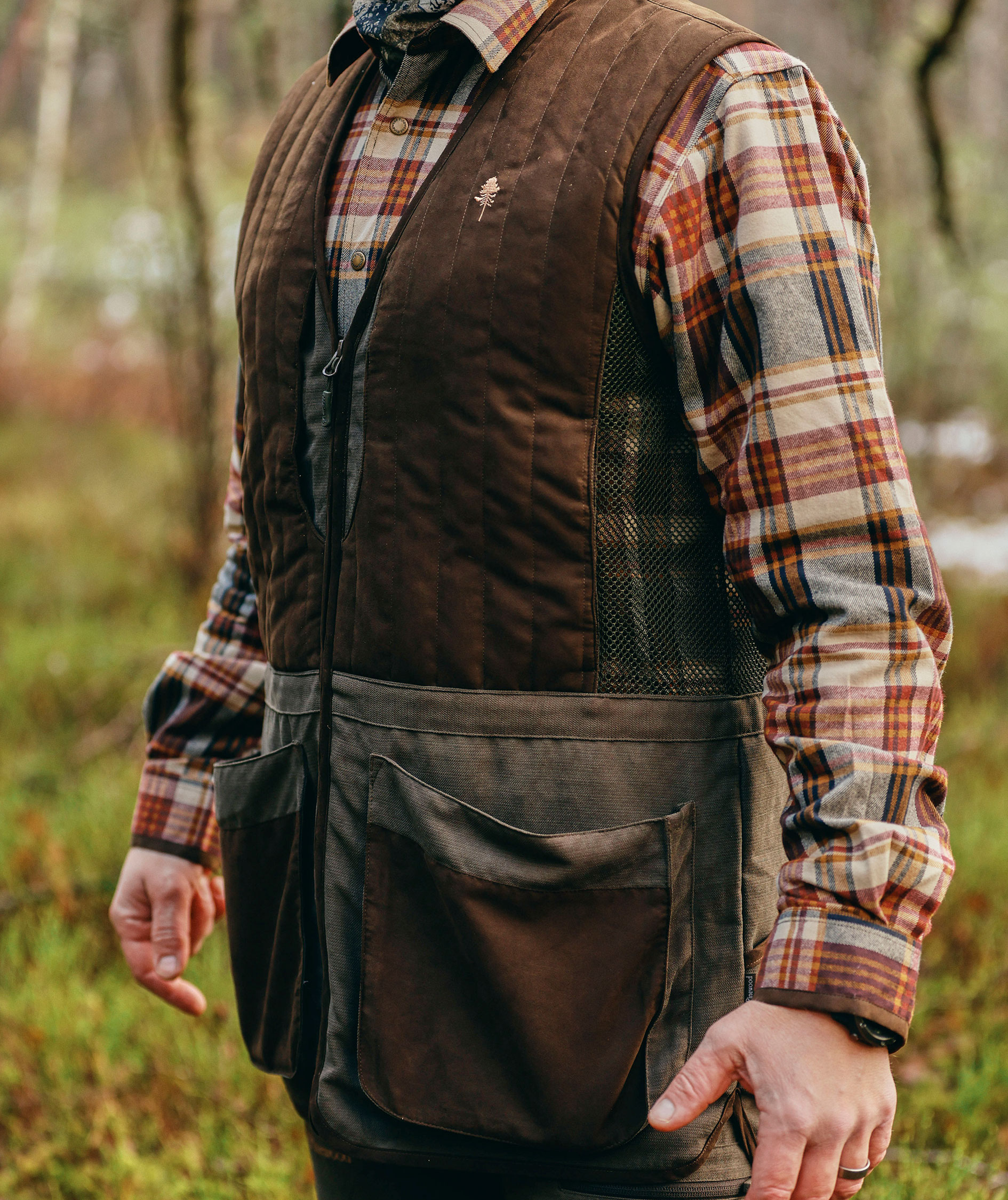 Pinewood&nbsp;skydevest, Suede Brown, large image number 5