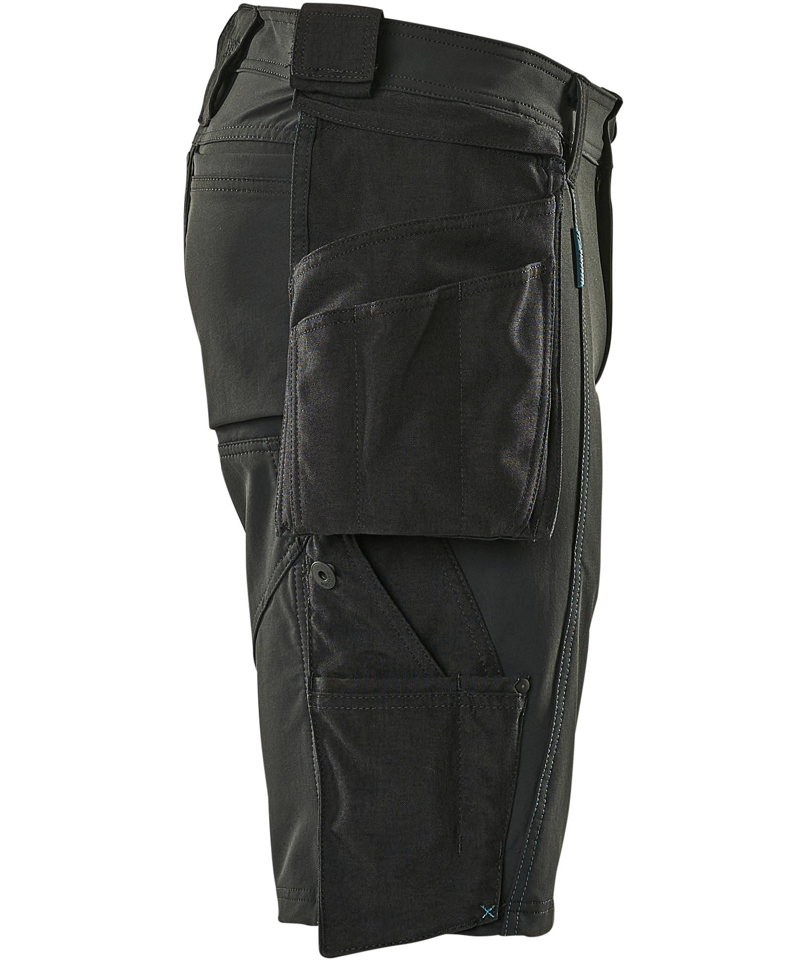 Mascot Advanced craftsman shorts full stretch, Black, large image number 2