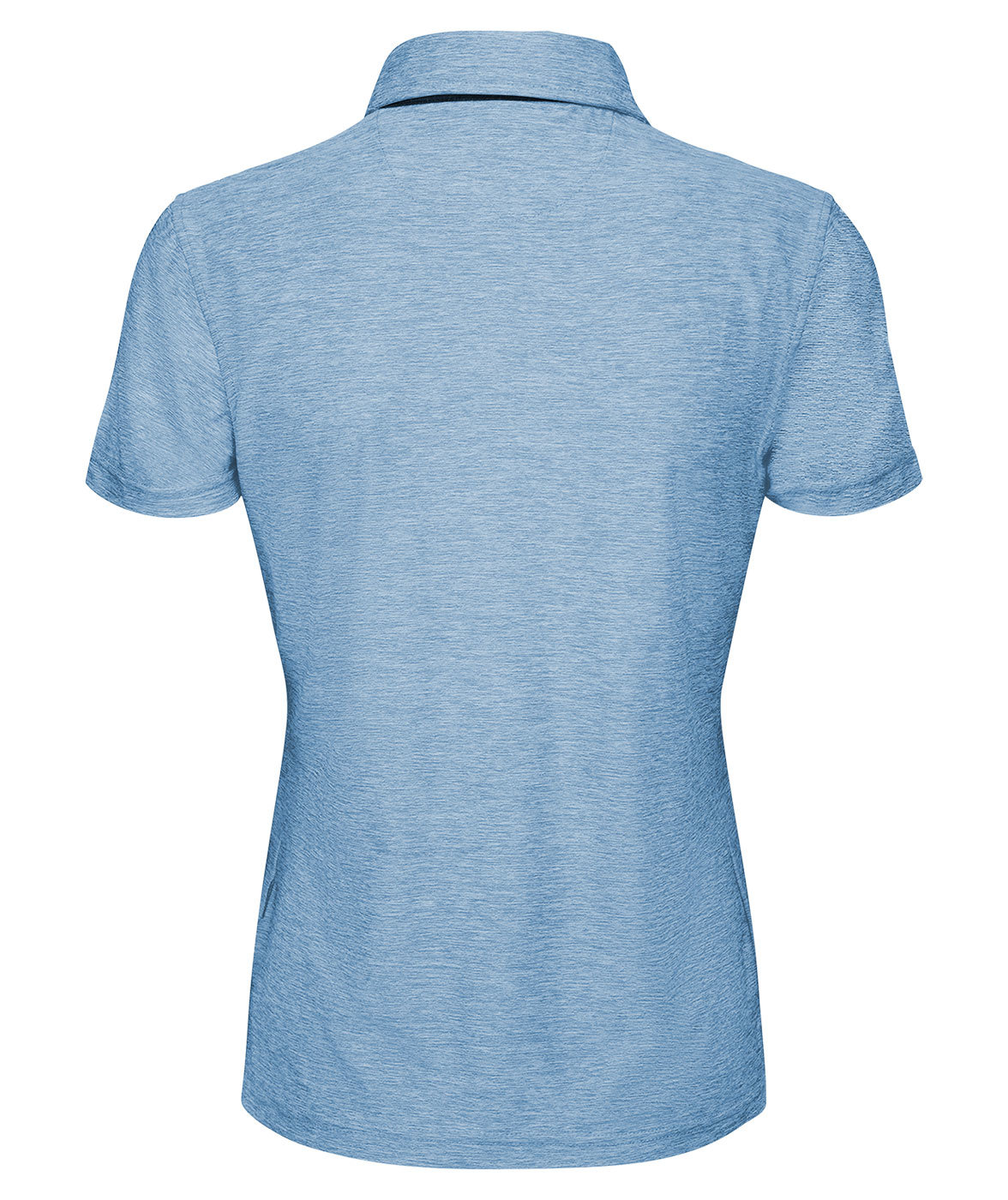 Pitch Stone dame polo T-shirt, Light blue melange