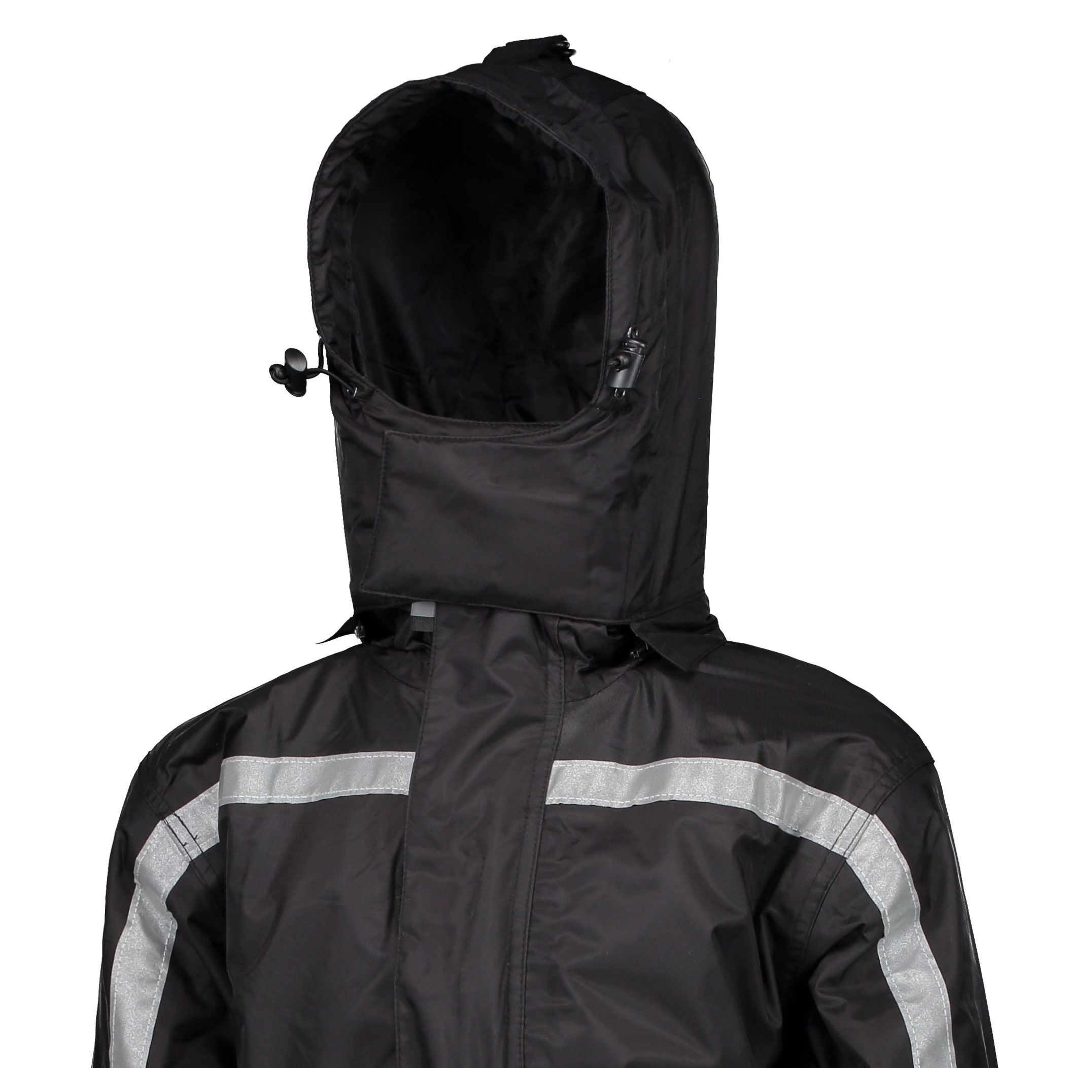 Ocean thermo coverall for kids, Black, large image number 7