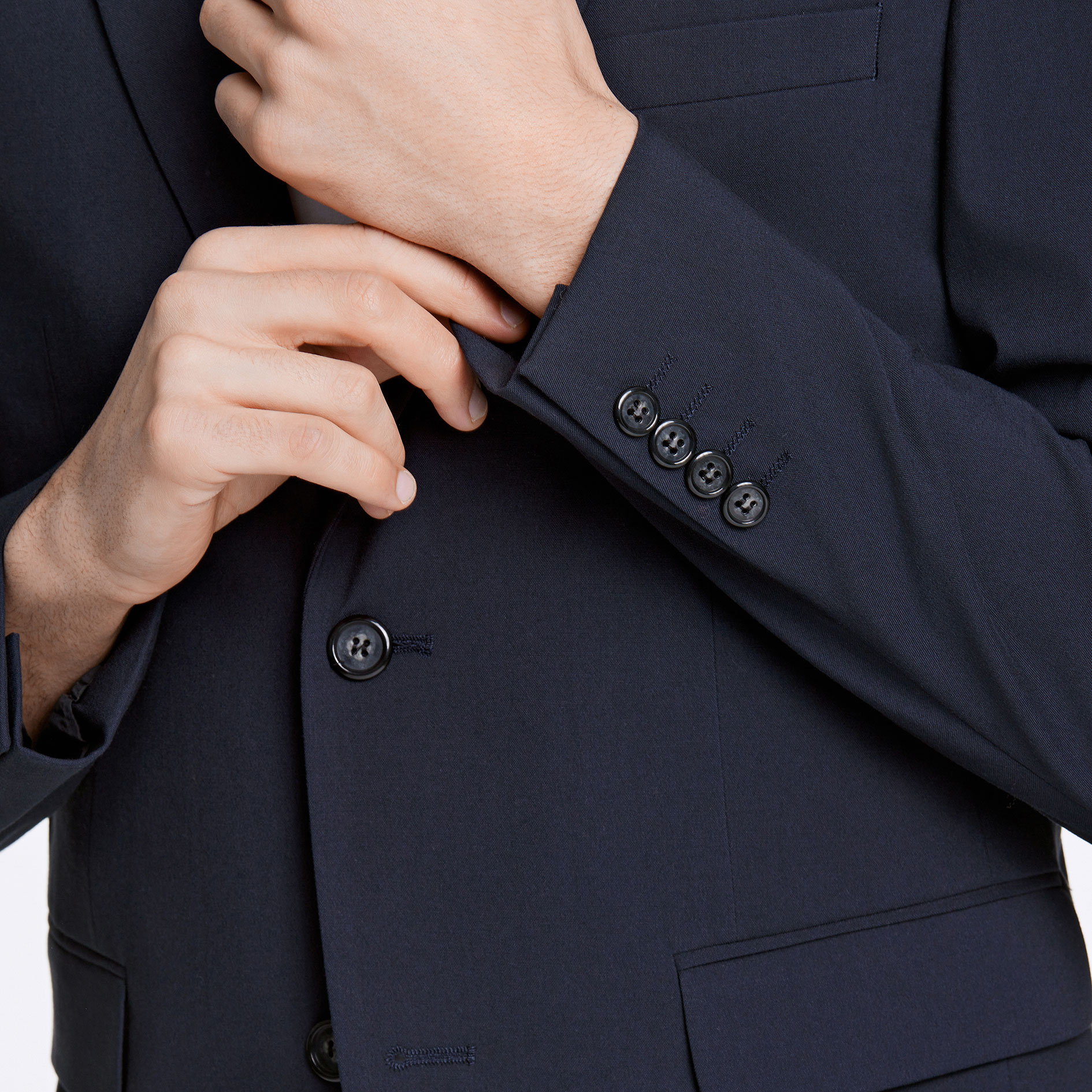 Lindbergh slim fit blazer, Navy, large image number 5