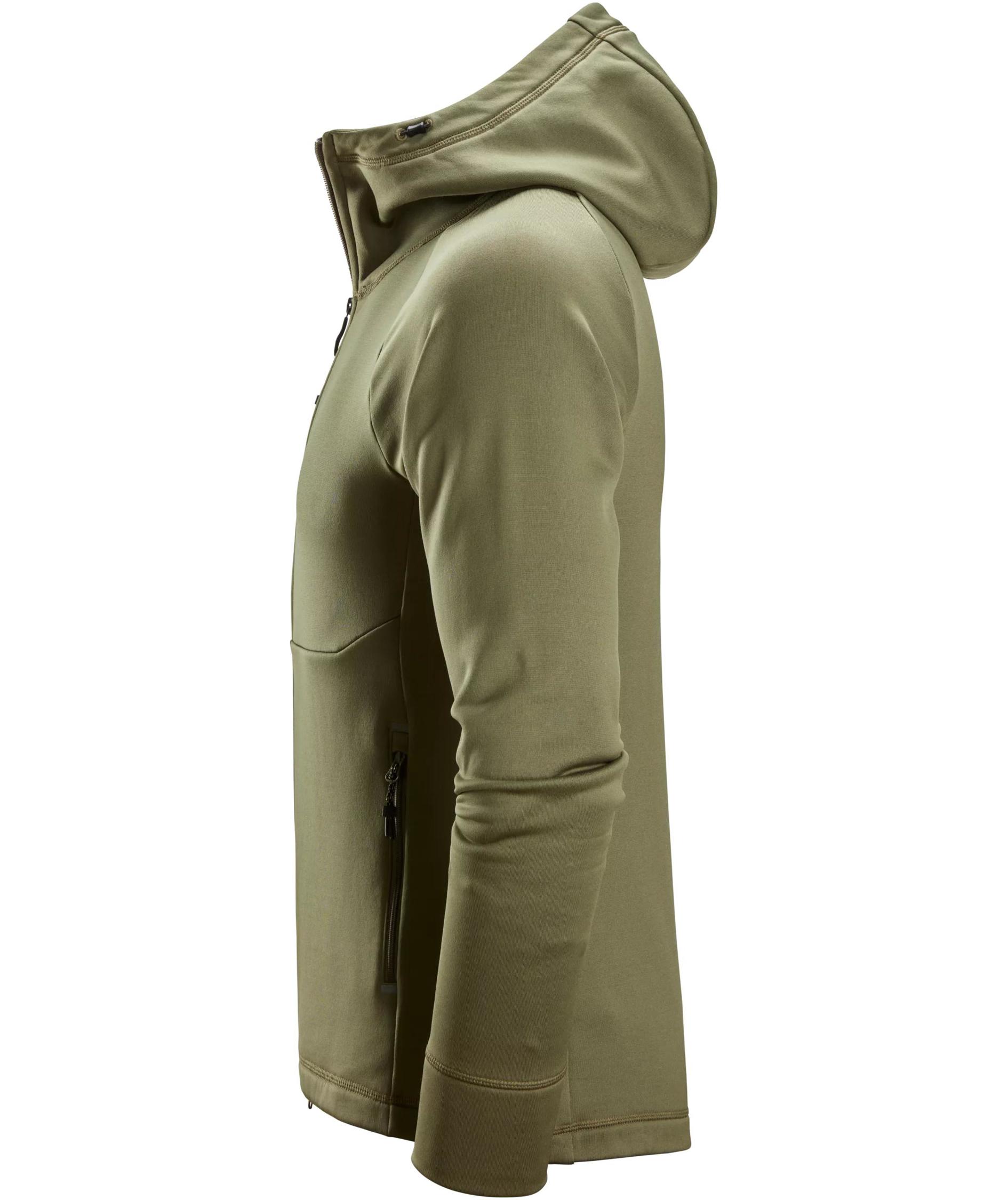 Snickers Flexiwork Polartec&reg; hoodie with zipper 8026 full stretch, Khaki Green, large image number 6