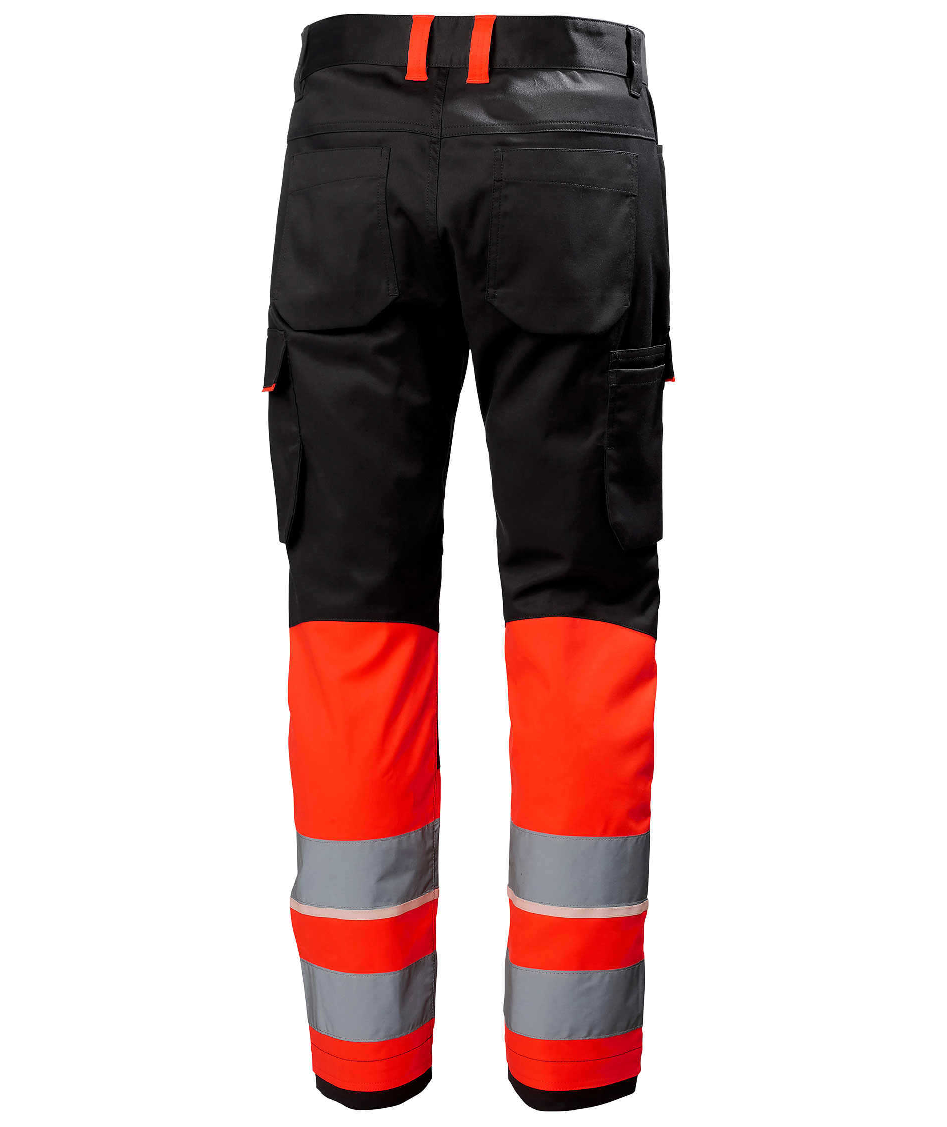 Helly Hansen UC-ME cargo trousers, Hi-Vis Red/Ebony, large image number 2