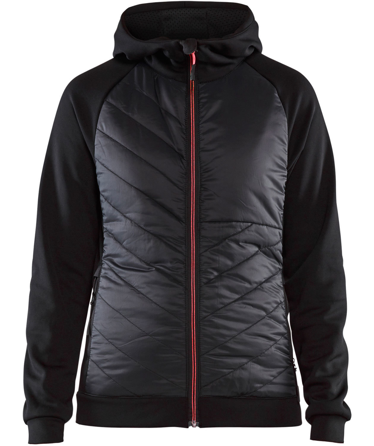 Bl&aring;kl&auml;der dame hybrid h&aelig;ttetr&oslash;je, Sort/R&oslash;d