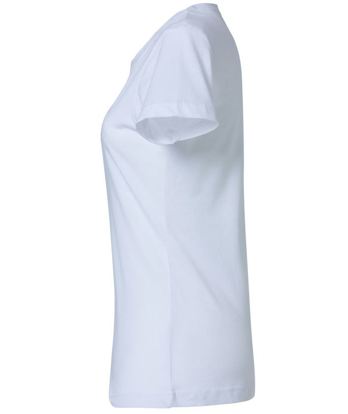 Clique Basic dame T-skjorte, Hvit, large image number 3