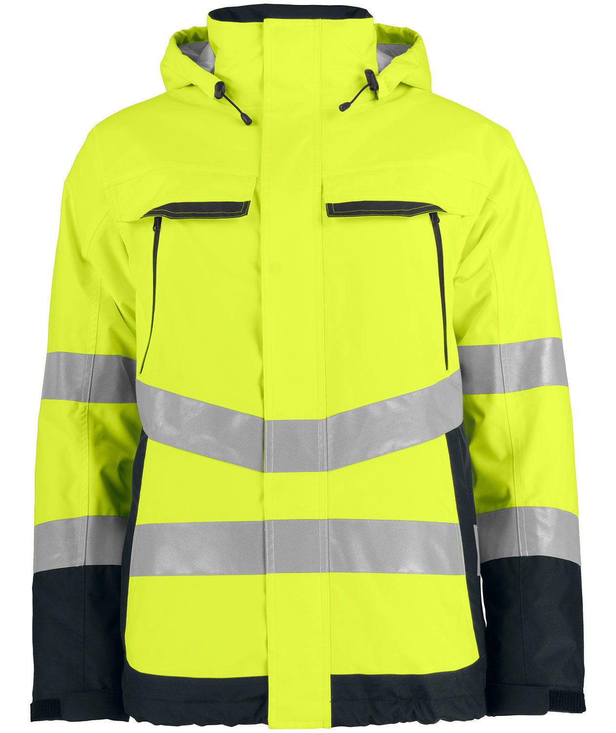ProJob Shelljacke 6441, Hi-vis Gelb/Schwarz