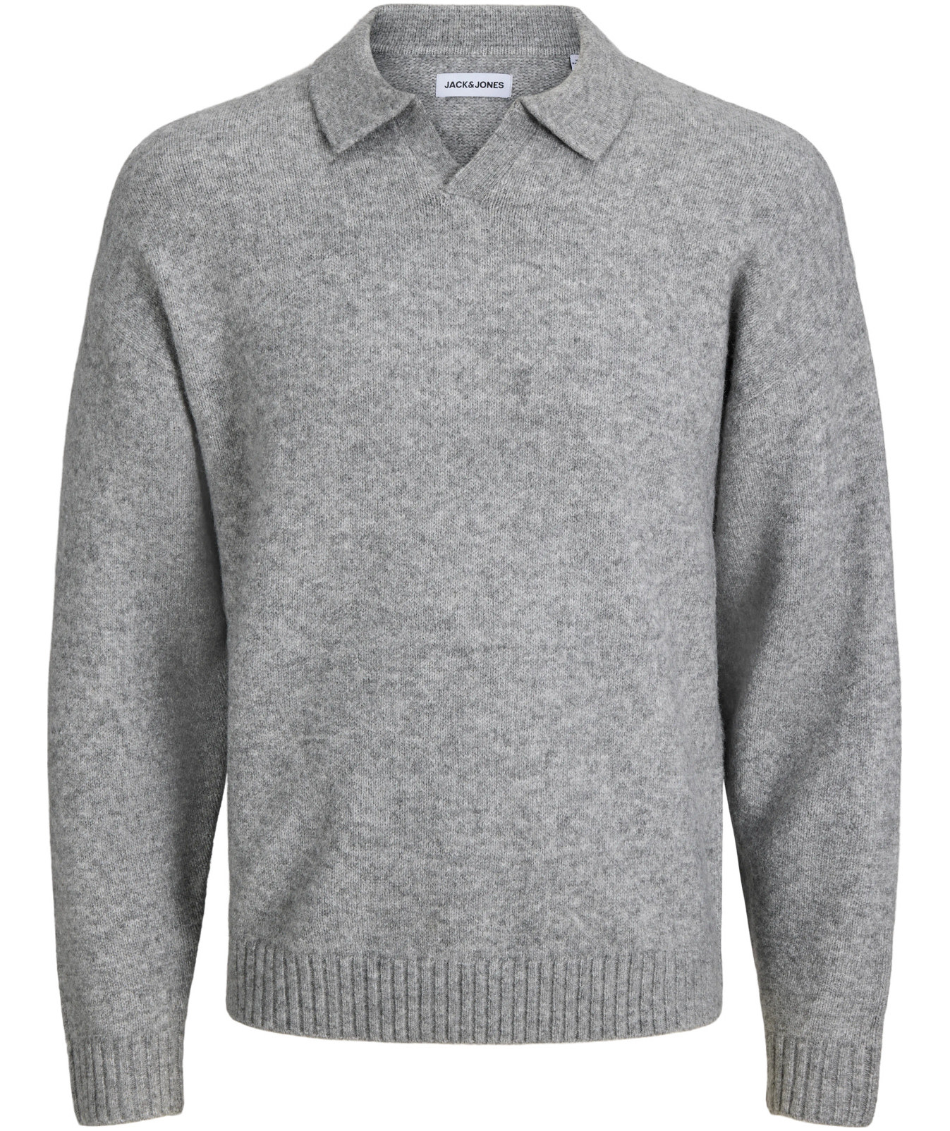 Jack & Jones JJESOHO OLLIE knitted pullover, Light Grey Melange