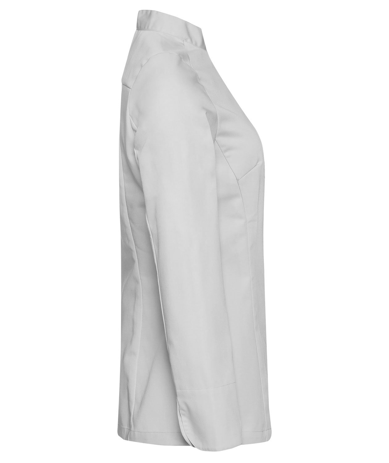 Segers slim fit dame kokkeskjorte, Lysegr&aring;, large image number 2