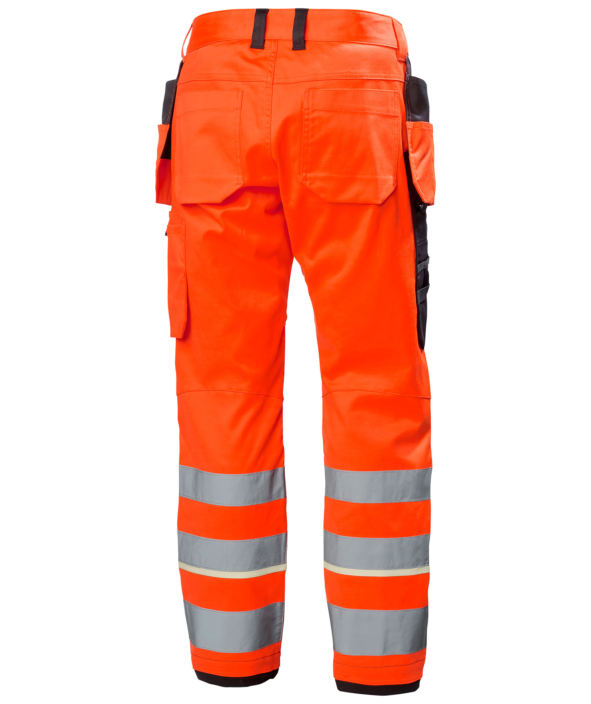 Helly Hansen UC-ME Handwerkerhose, Hi-Vis Rot/Ebony, large image number 2