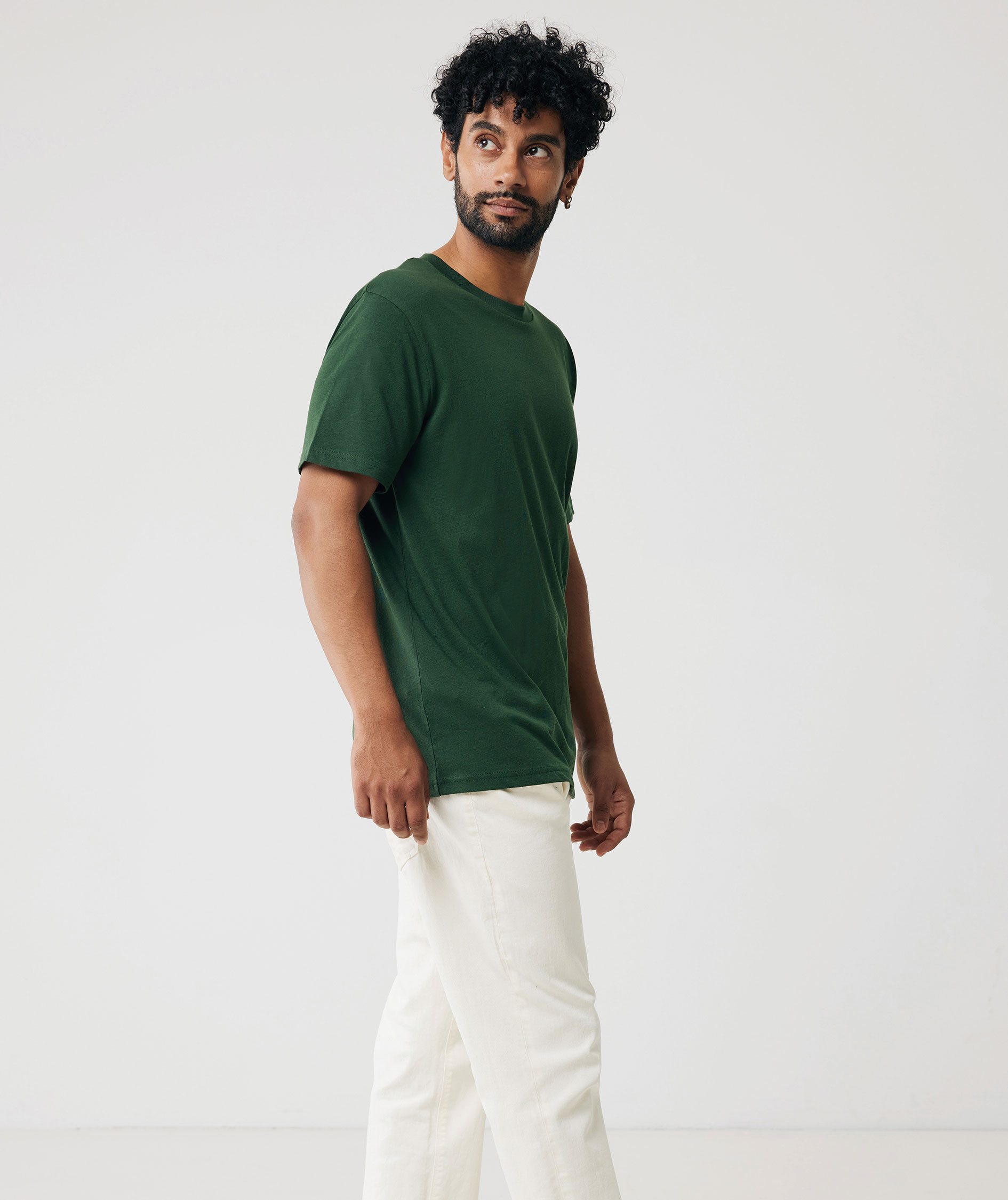 Iqoniq Brett T-shirt, Forest Green, large image number 8